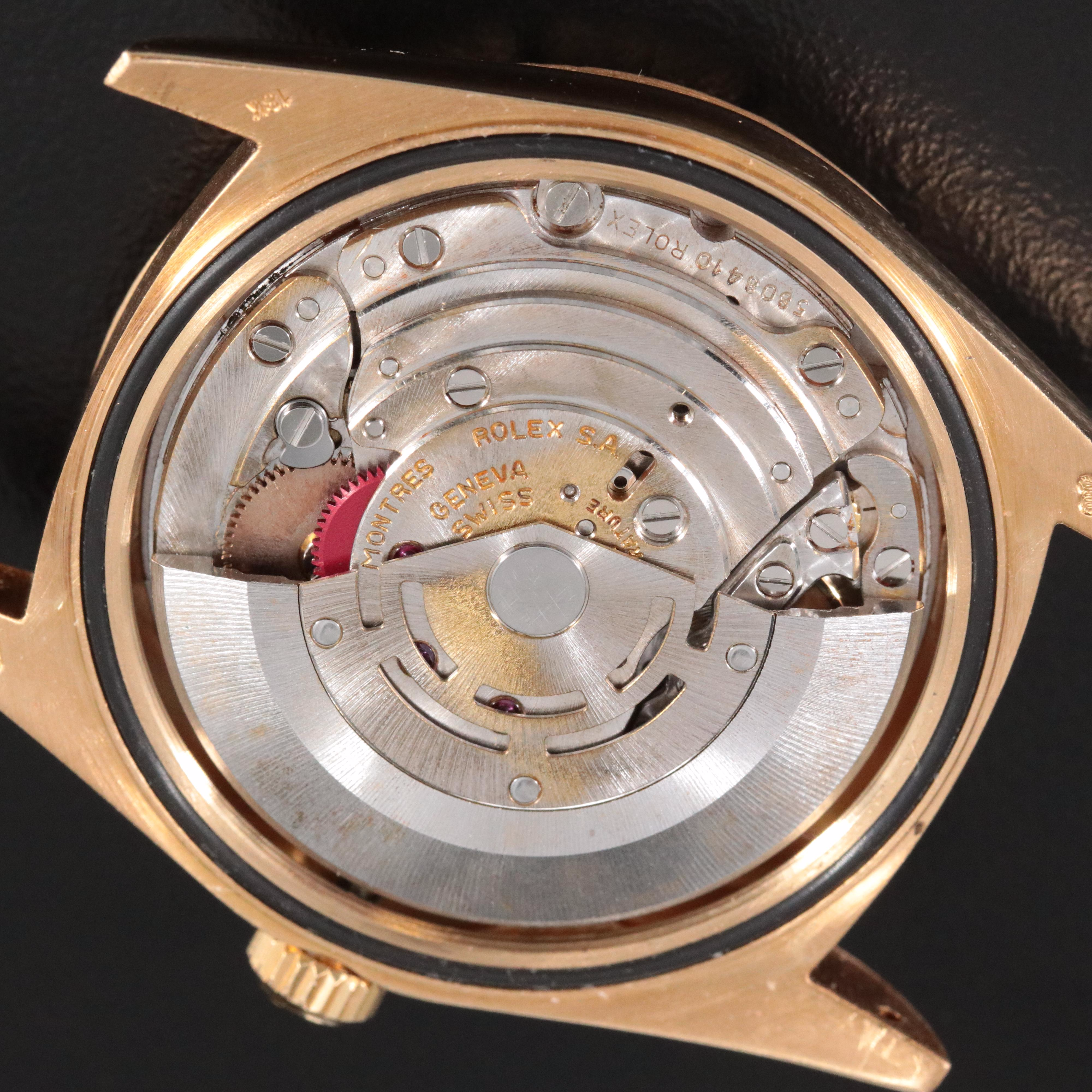 Rolex Day-Date 18248 18K Gold Custom Diamond Watch c.1991