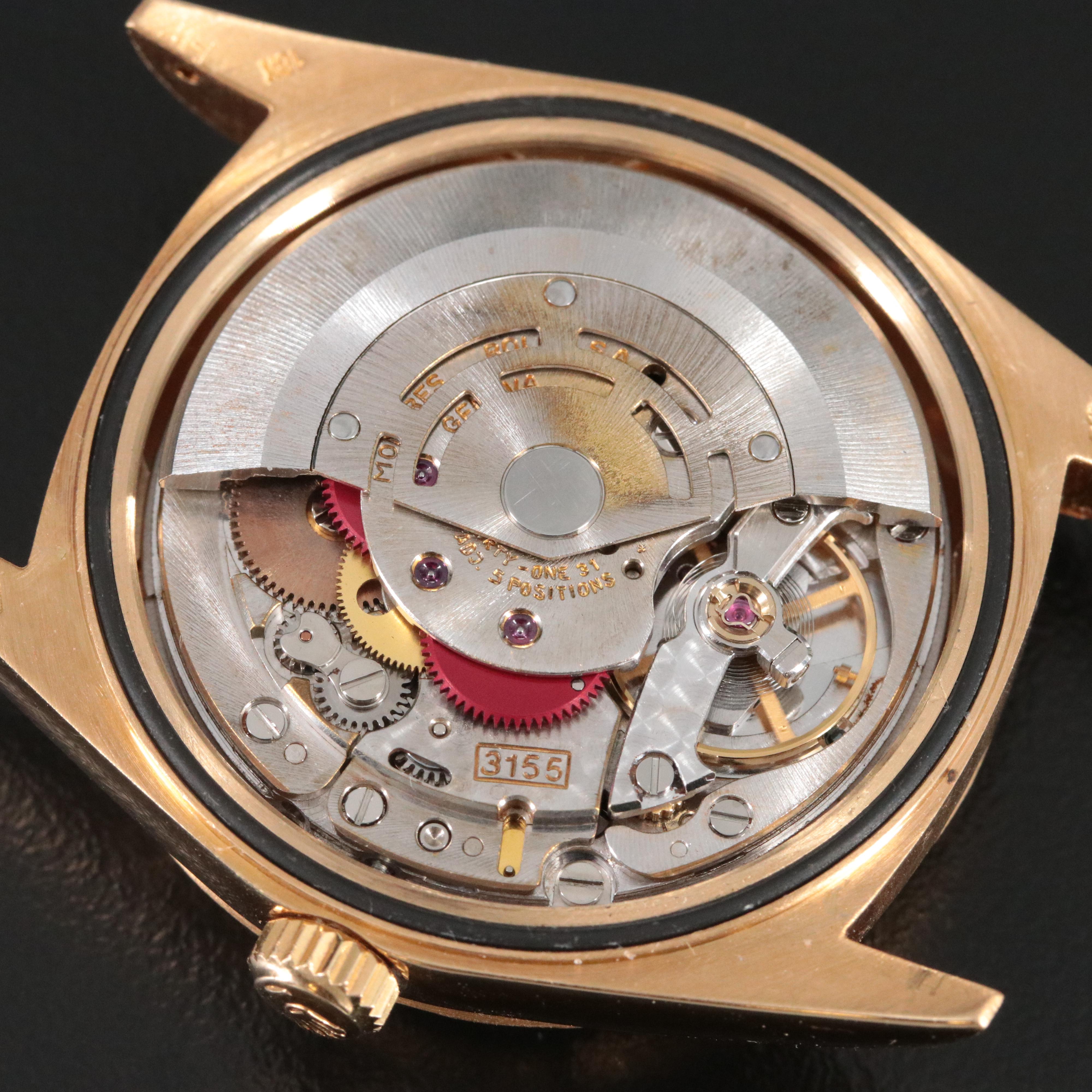 Rolex Day-Date 18248 18K Gold Custom Diamond Watch c.1991