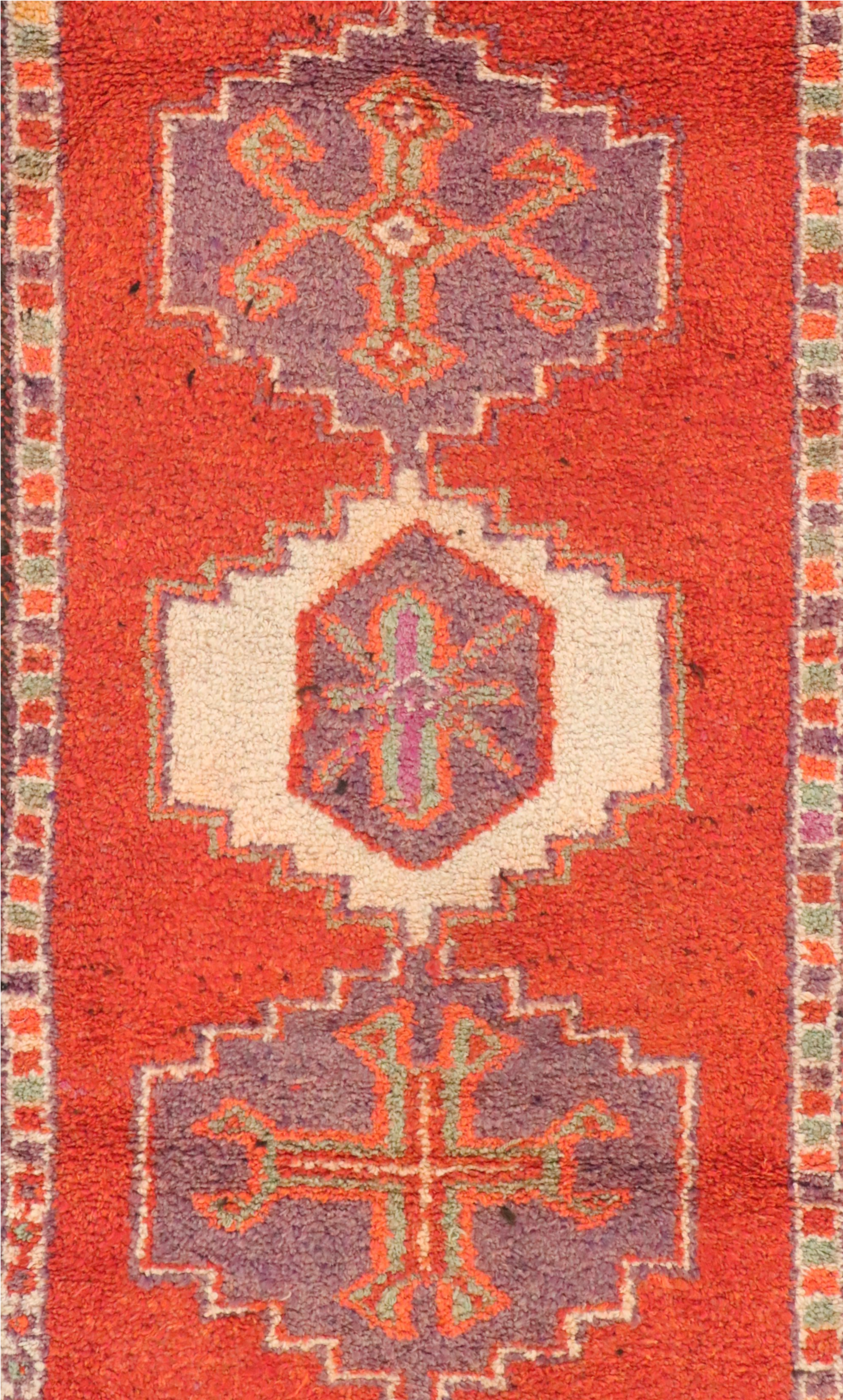 3'7 x 12'9 Hand-Knotted Moroccan Berber Long Rug