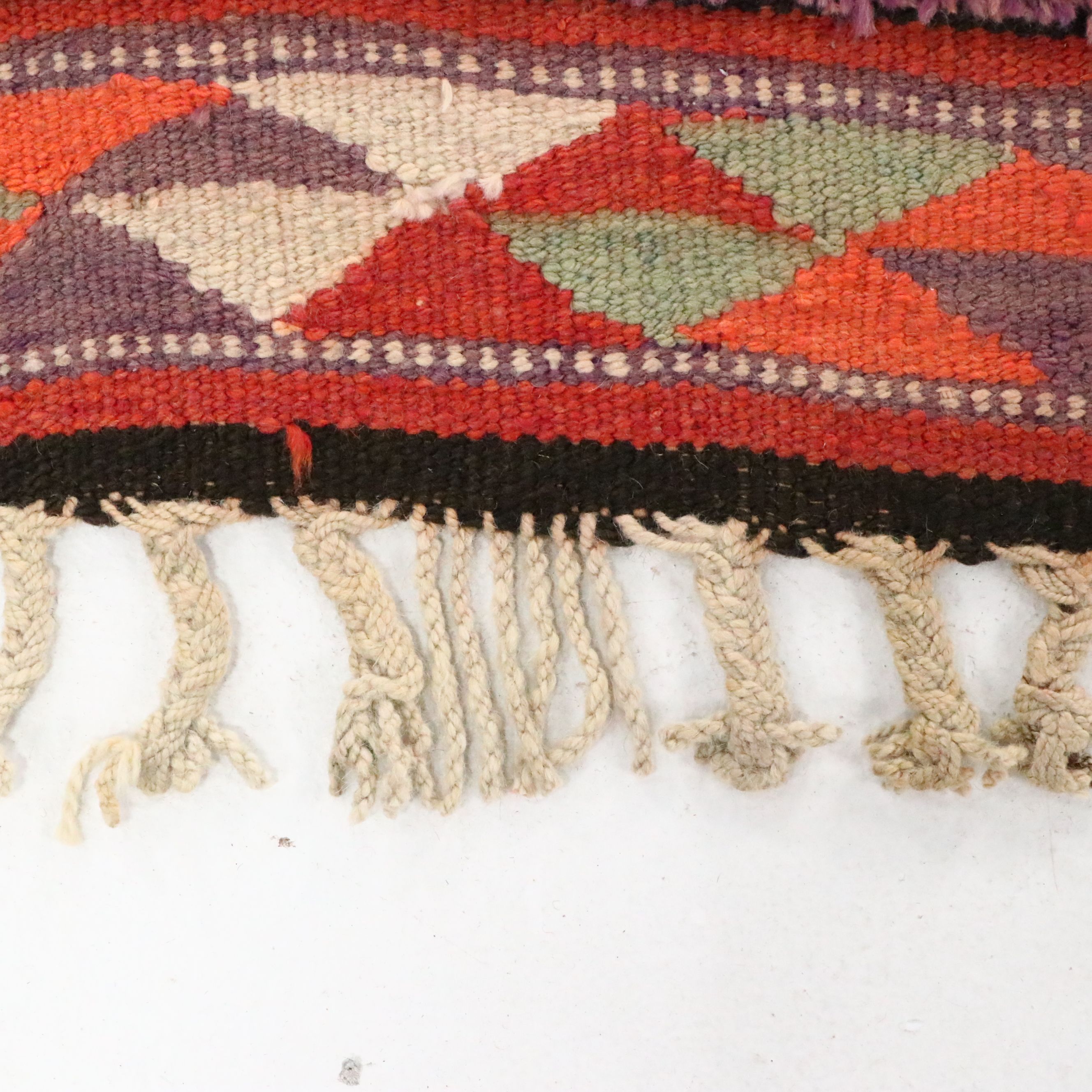 3'7 x 12'9 Hand-Knotted Moroccan Berber Long Rug