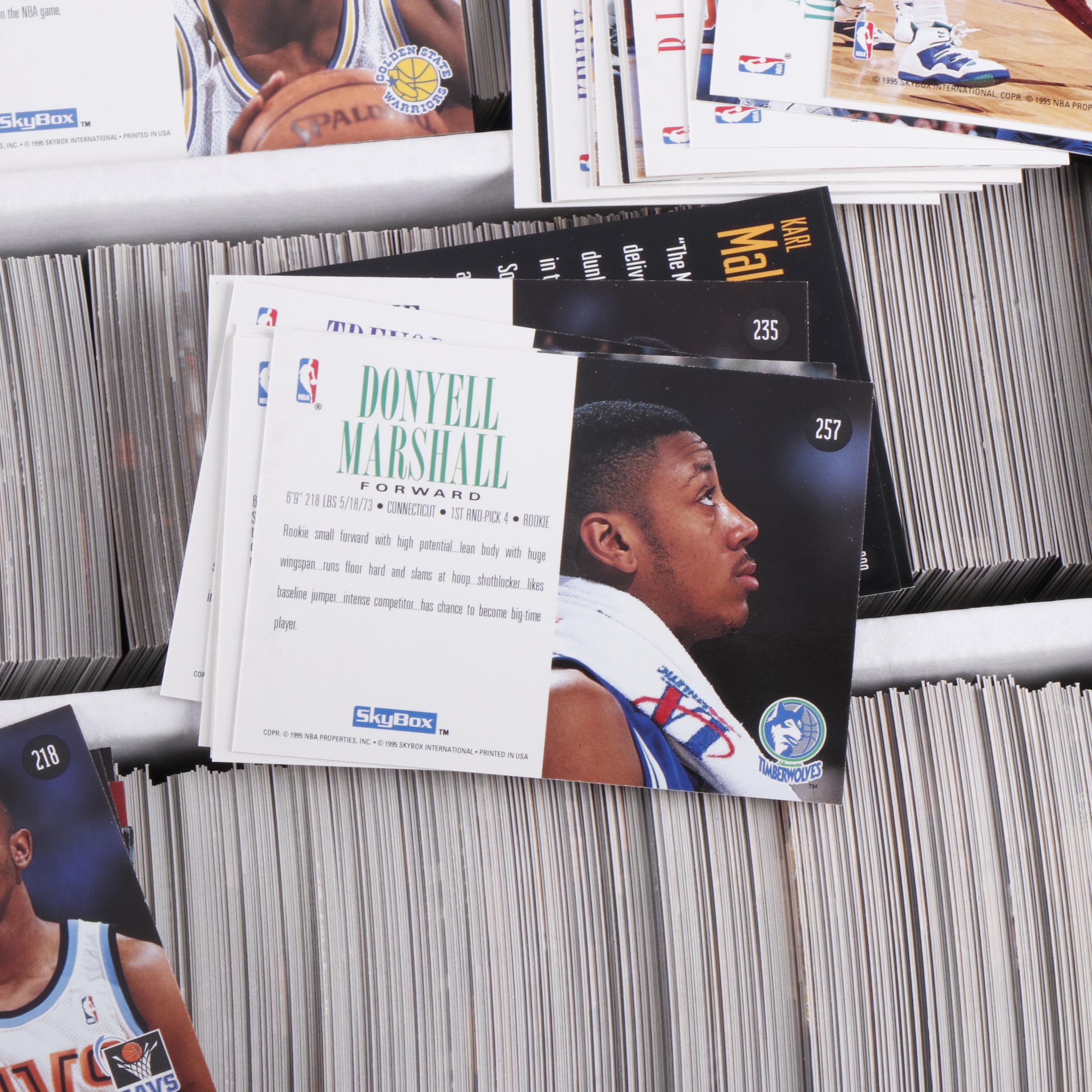 Nearly 18,000 Baseball and Basketball Cards, Including Topps, Upper Deck,