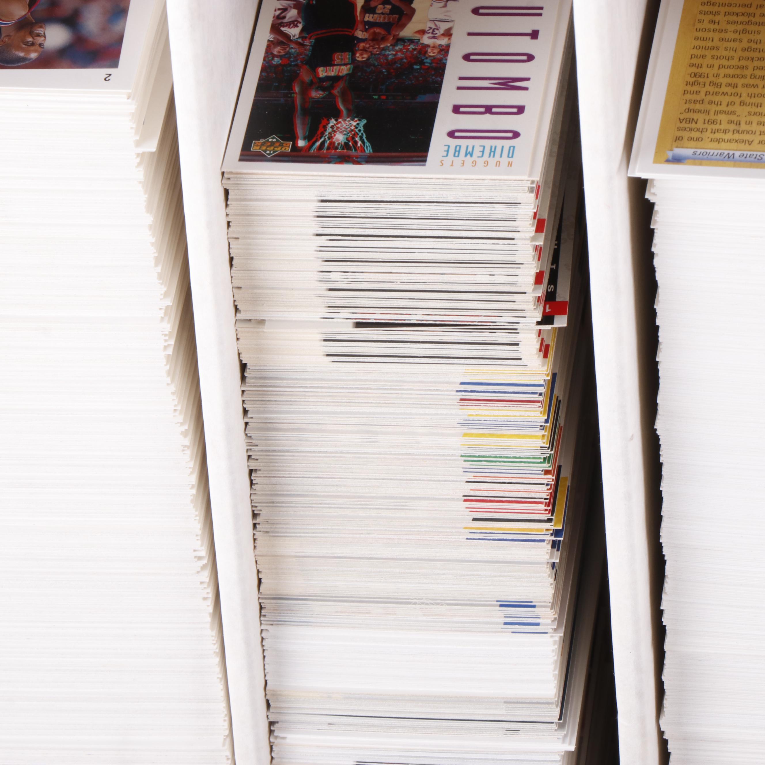 Nearly 18,000 Baseball and Basketball Cards, Including Topps, Upper Deck,
