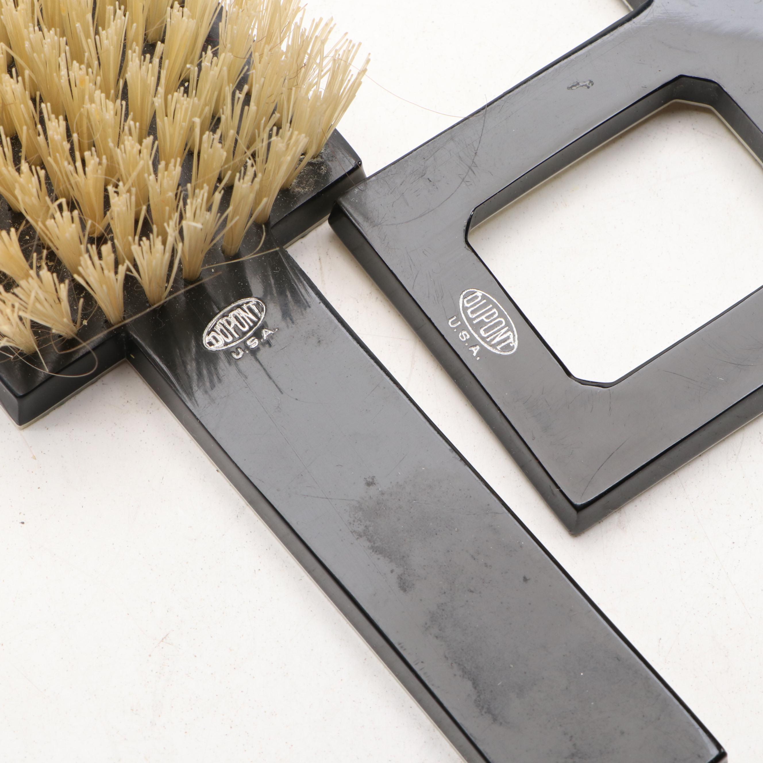 Dupont Art Deco Style Celluloid Vanity Kit with Mirror and Bottle