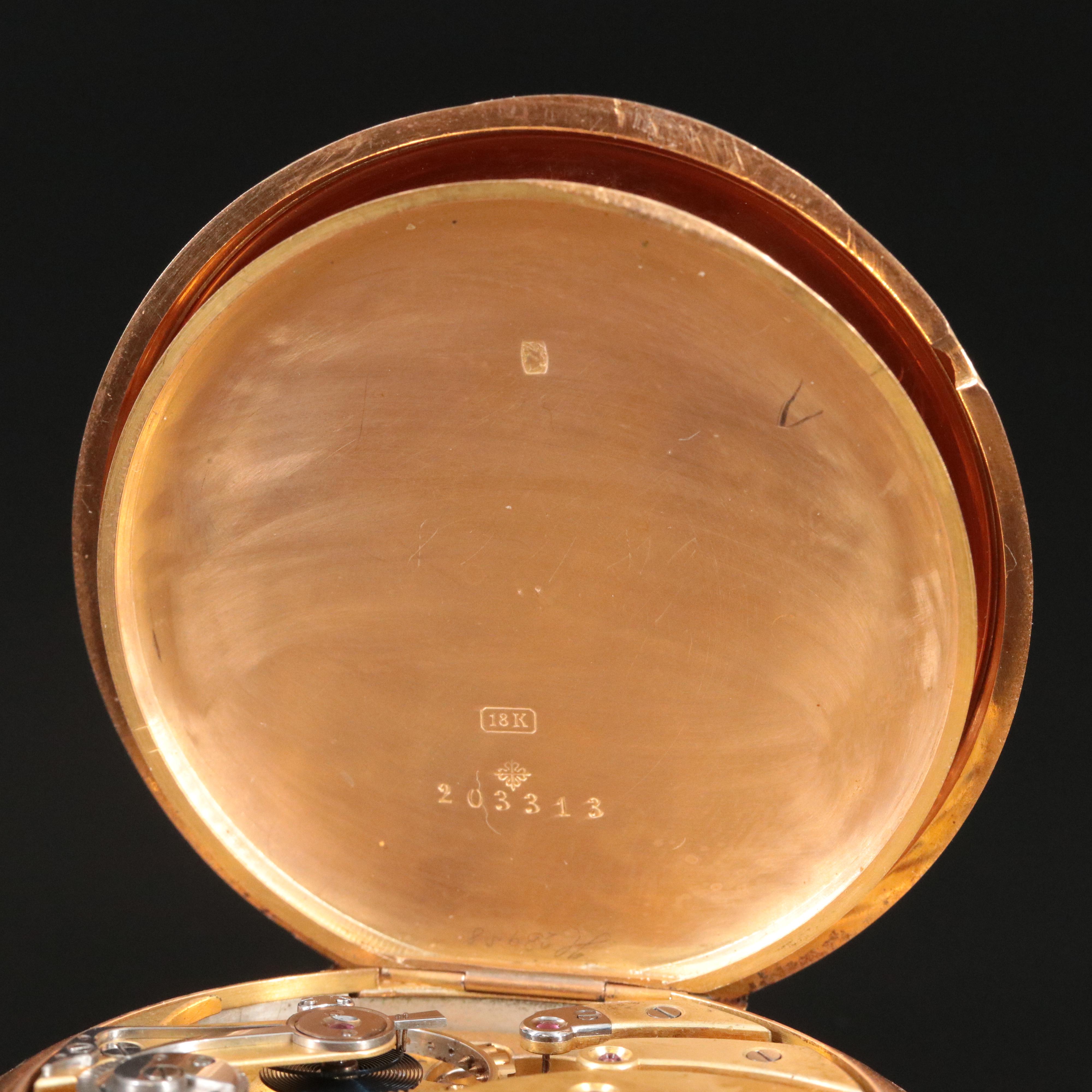 Patek Philippe & Co 18K Gold Antique Pocket Watch c.1885-1890