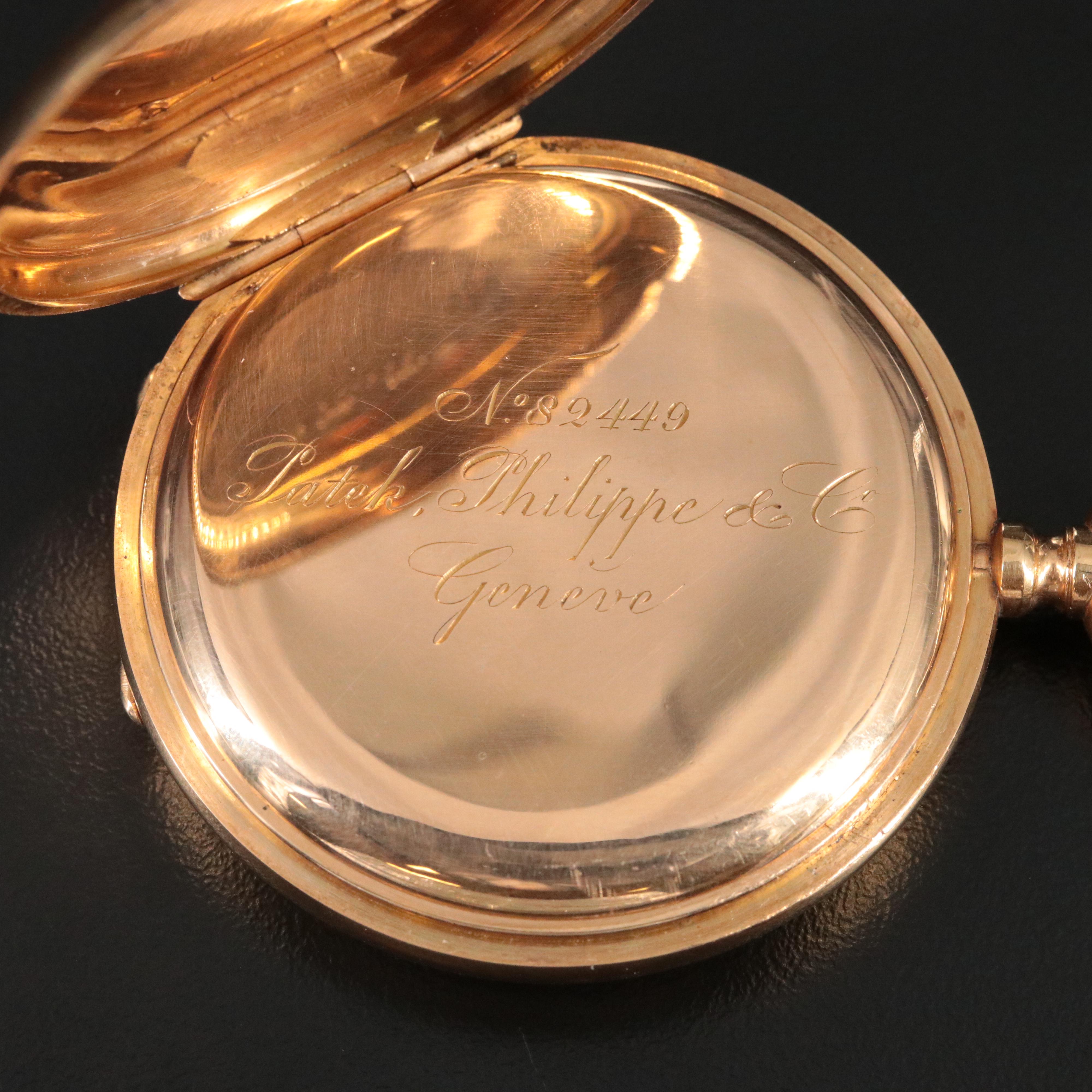 Patek Philippe & Co 18K Gold Antique Pocket Watch c.1885-1890