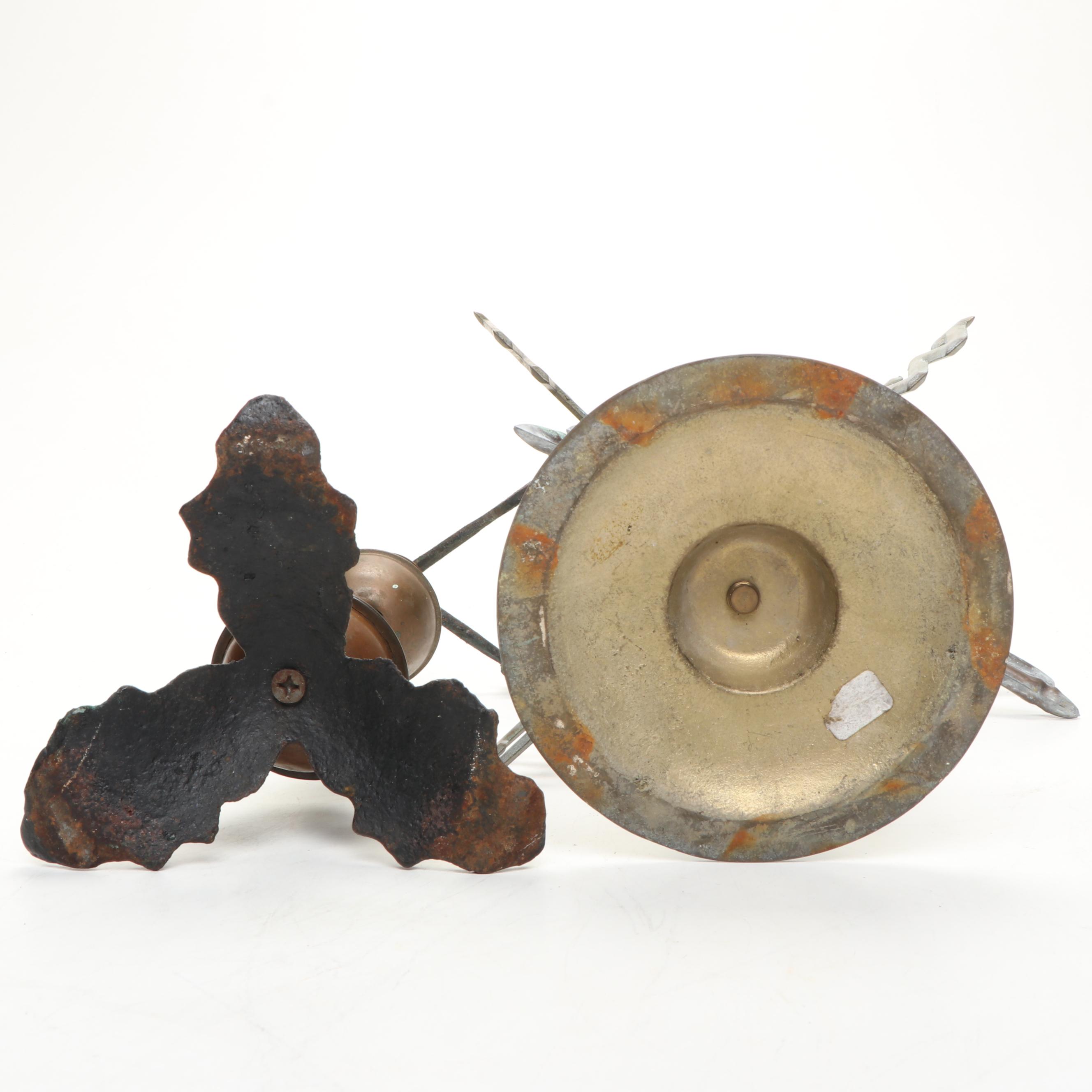 Sigma Cast Reindeer, with Rooster, Trotting Horse, Other Weather Vanes