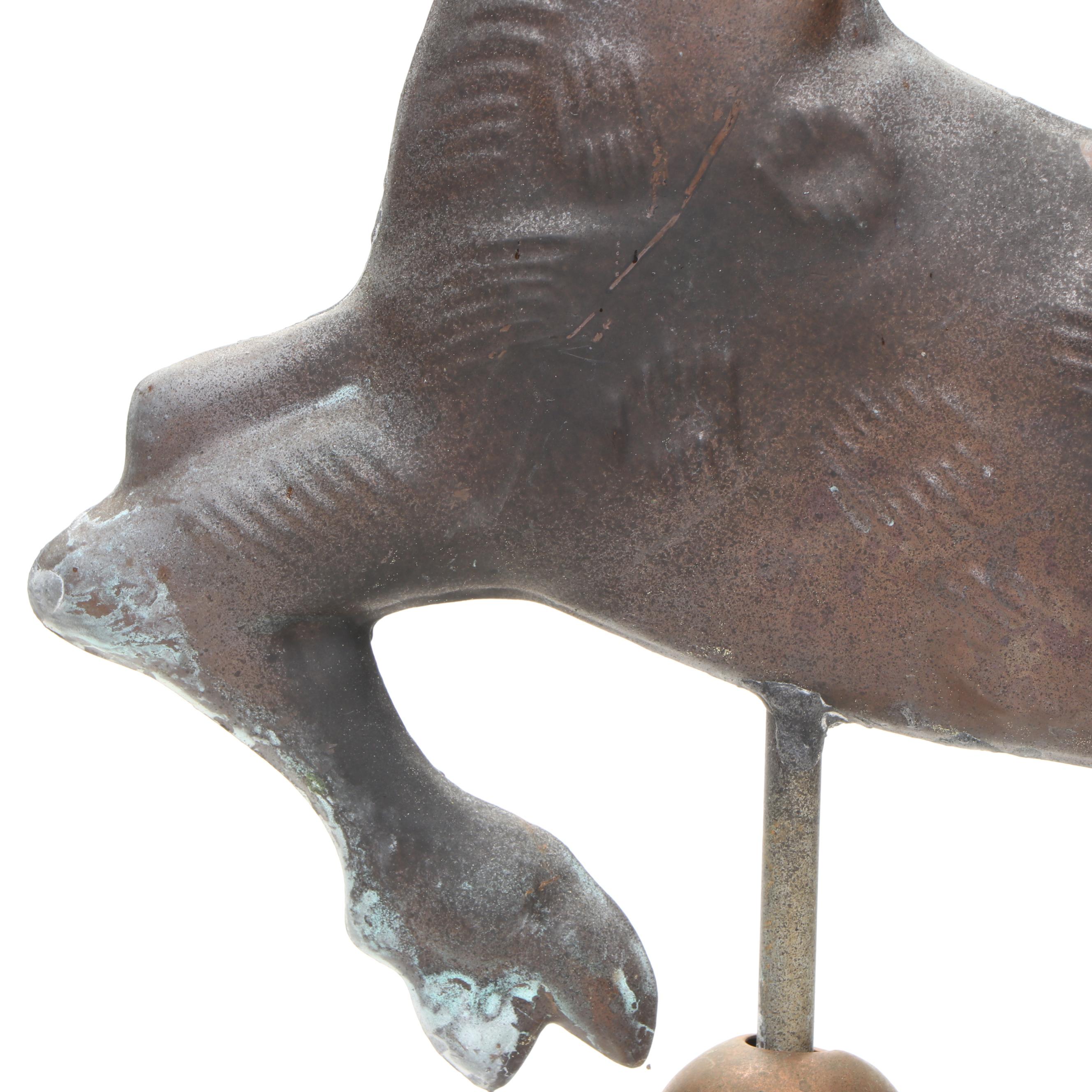 Sigma Cast Reindeer, with Rooster, Trotting Horse, Other Weather Vanes