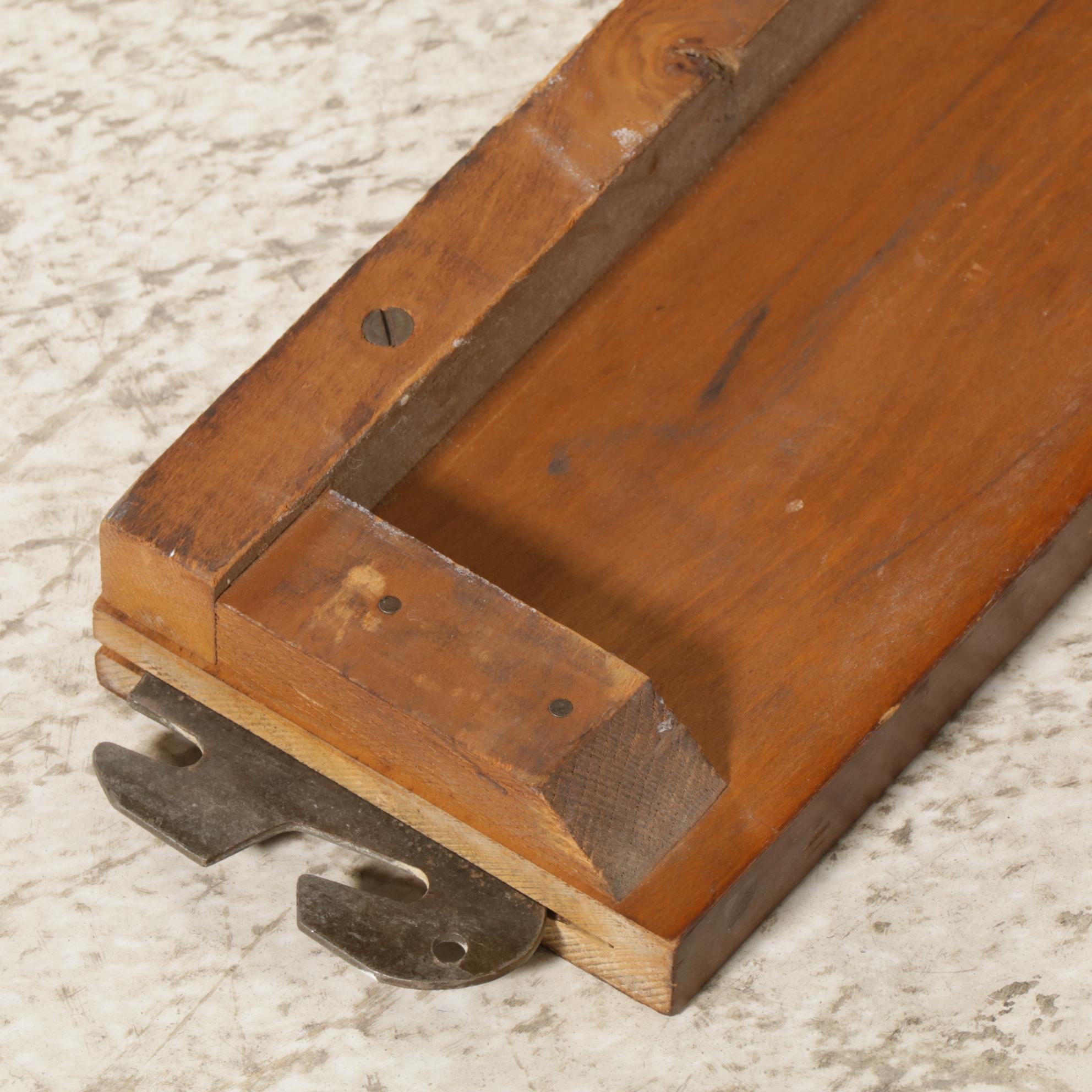 French Provincial Style Walnut Twin Bed Frame, Mid-20th Century