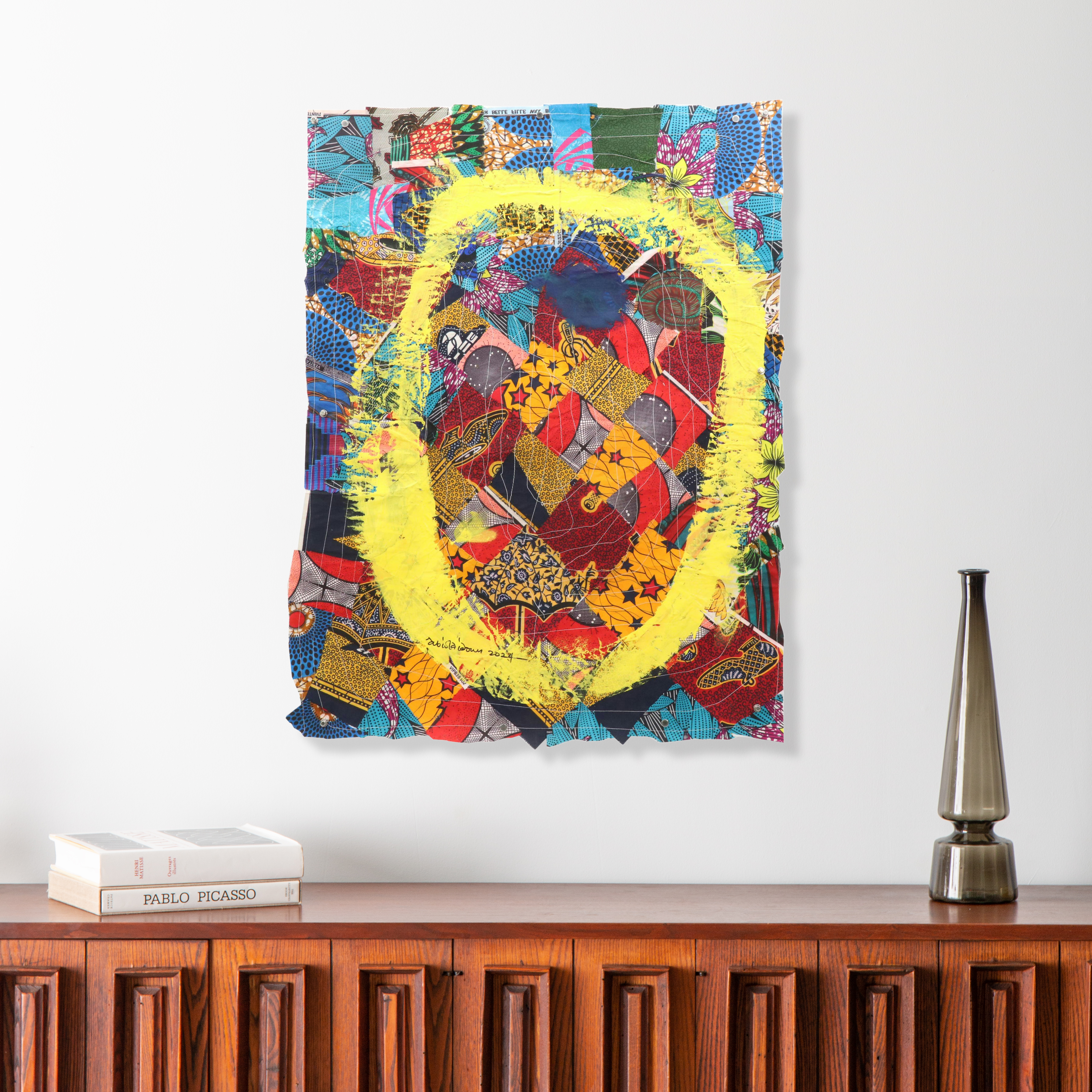 Abiola Idowu Abstract Collage "Love (Humanity)," 2024