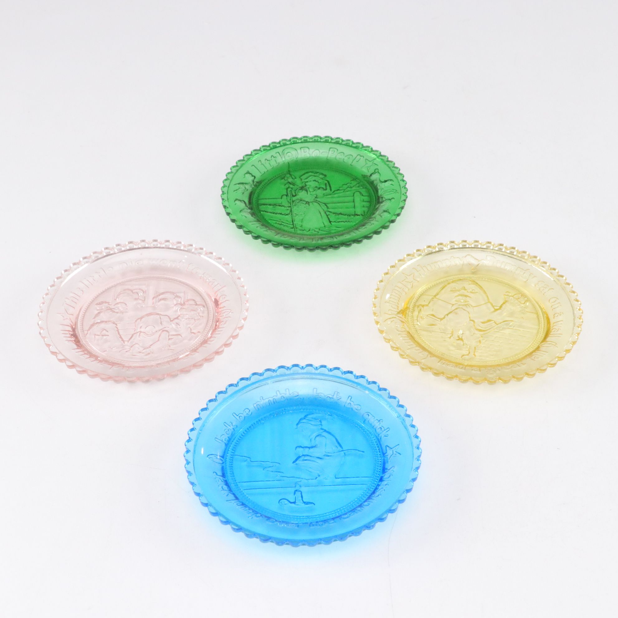 Fenton "Humpty Dumpty" and Other Nursery Rhyme Cup Plates