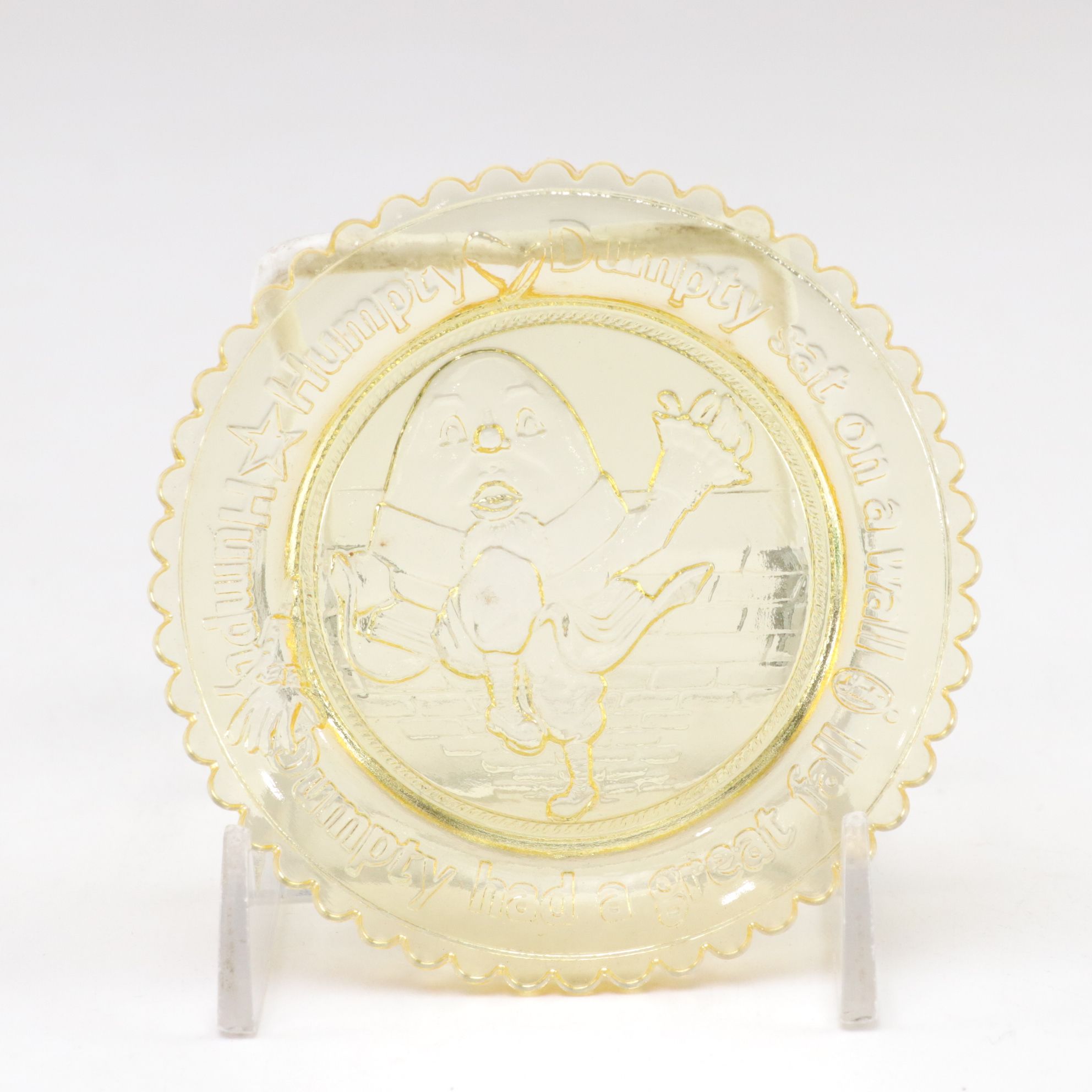 Fenton "Humpty Dumpty" and Other Nursery Rhyme Cup Plates