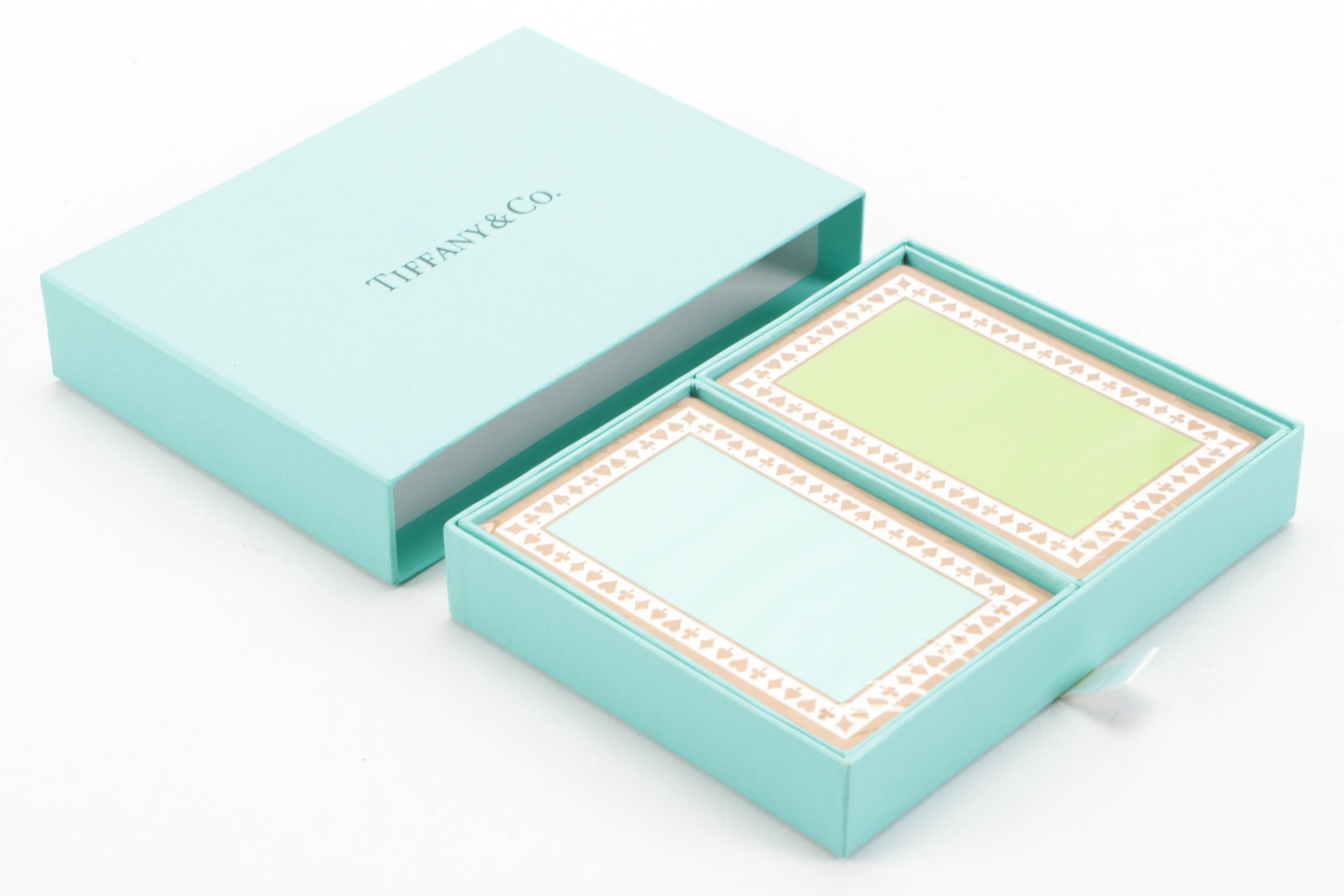 Tiffany & Co. Playing Card Decks with Presentation Box
