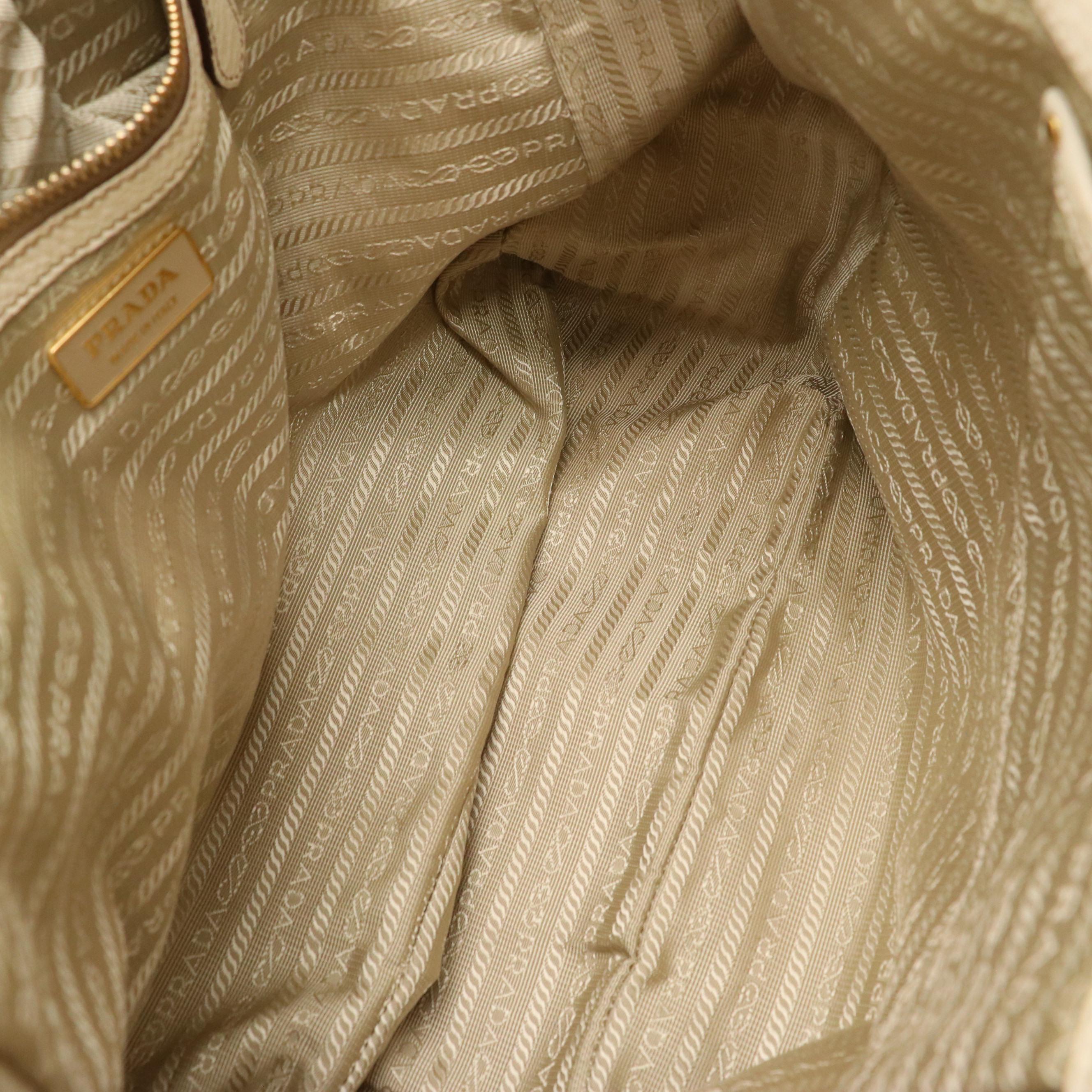 Prada Vitello Daino Leather Two-Way Bag