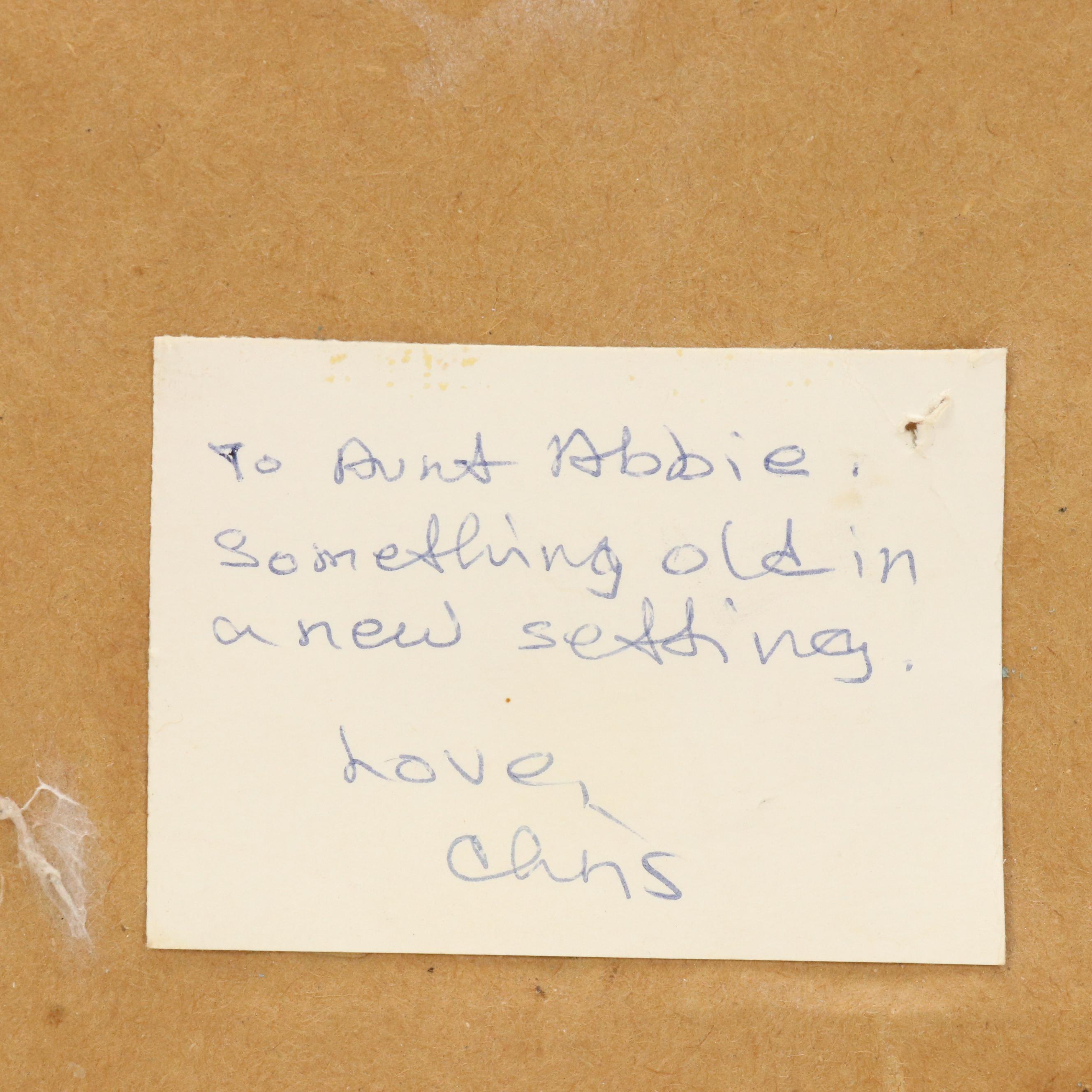 Bucolic Landscape Watercolor Painting, Early 20th Century