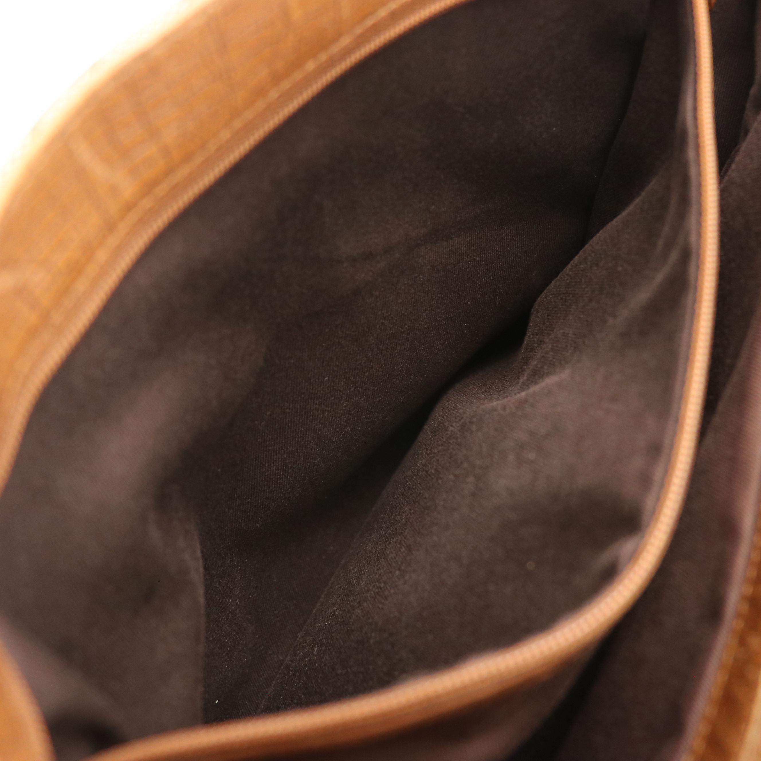 Gucci Bamboo Accented Tote in Brown GG Canvas and Leather Trim