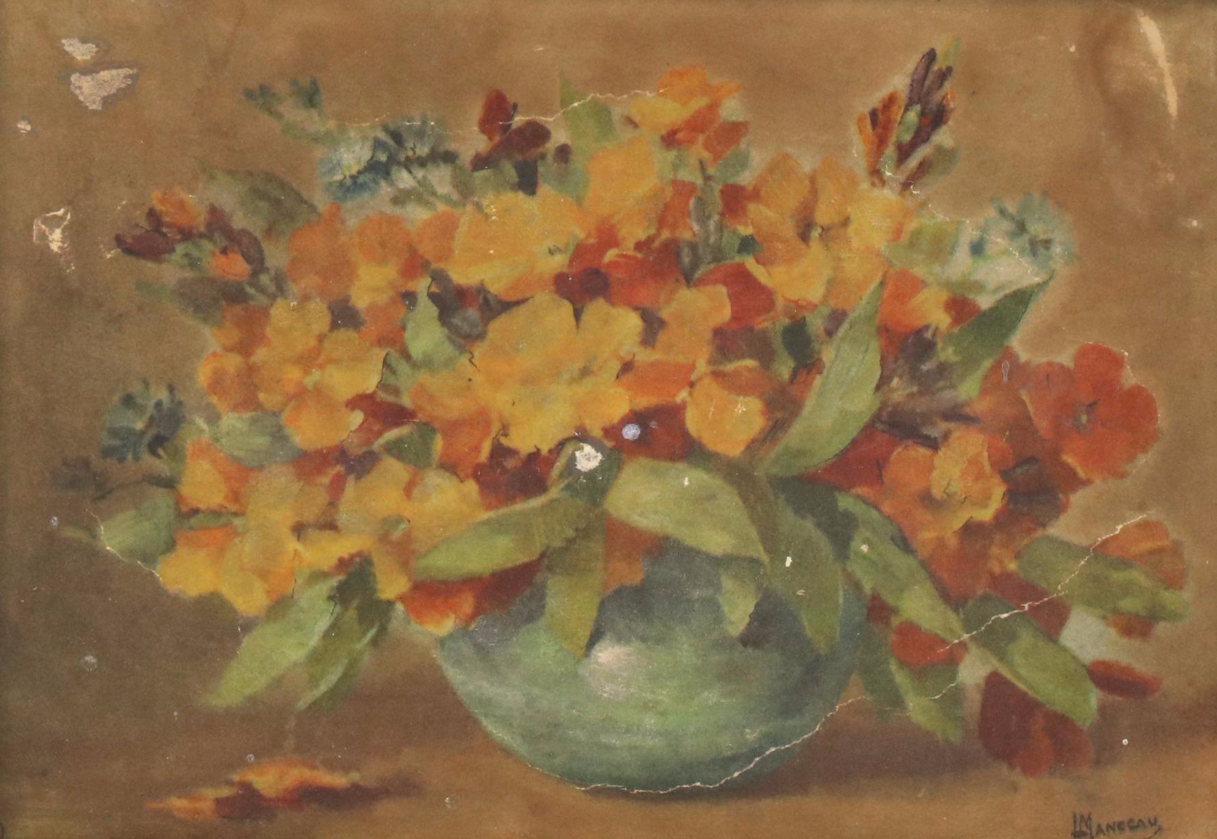 Floral Still Life Offset Lithographs After Lucien Manceau