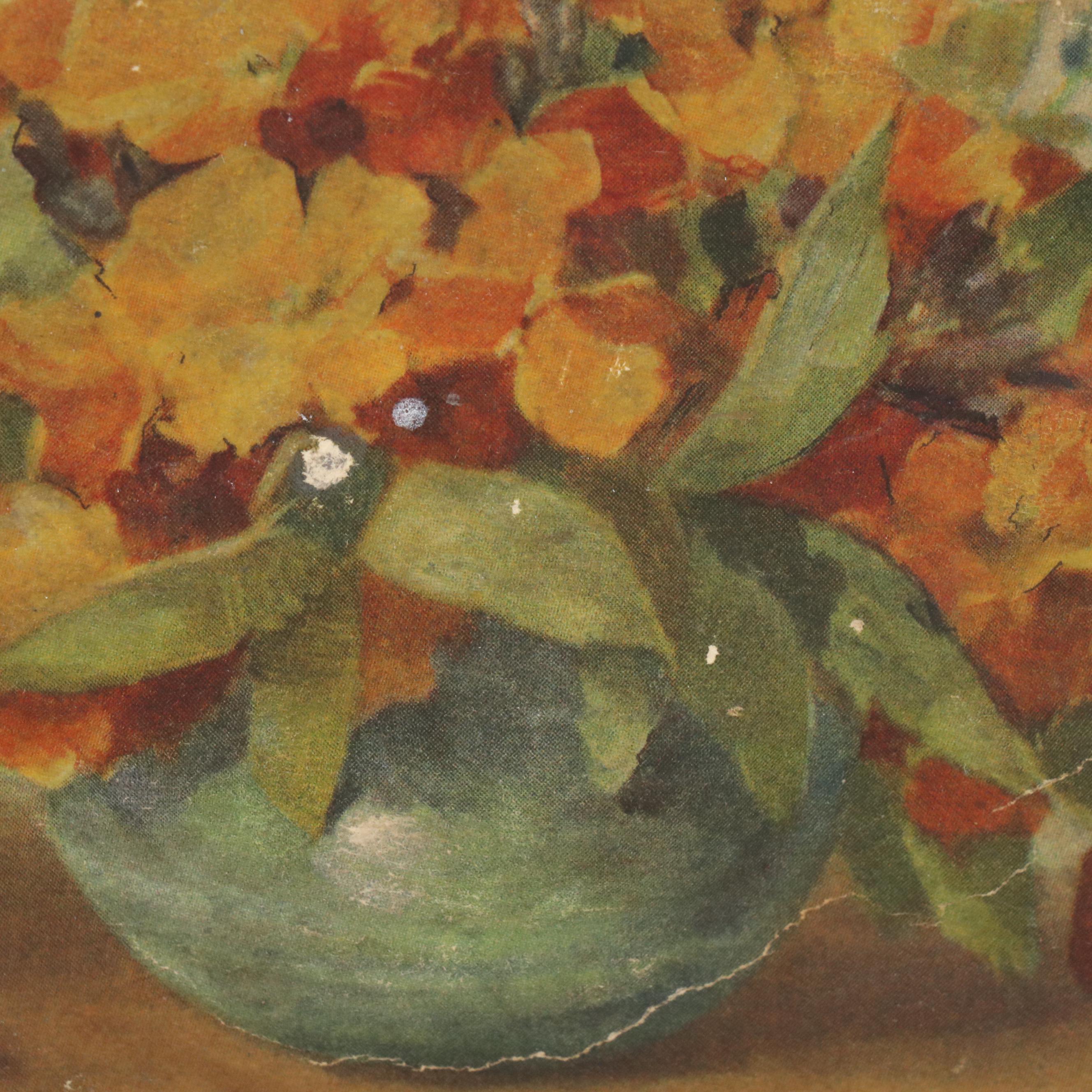 Floral Still Life Offset Lithographs After Lucien Manceau