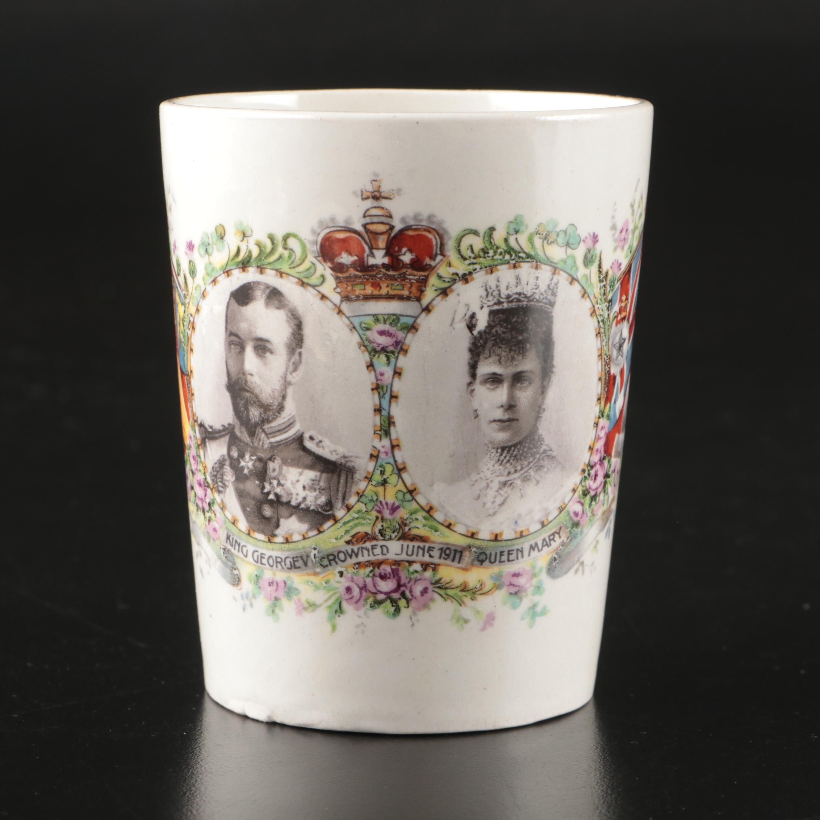 British Royal Commemorative Ceramic Trinket Dishes and Cups