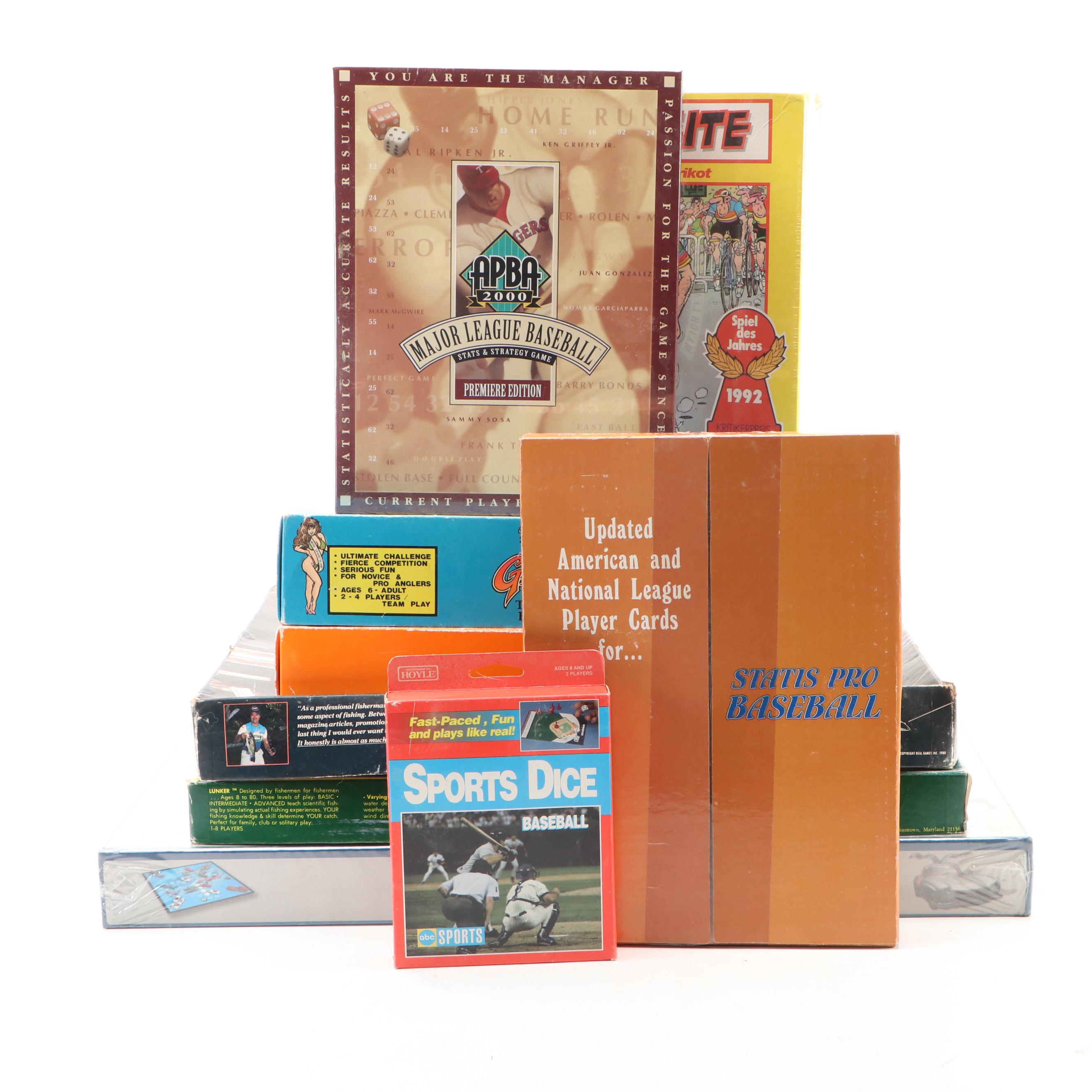 "Hawaiian Grand Slam Fishing", "APBA 2000" and More Sports Themed Board Games