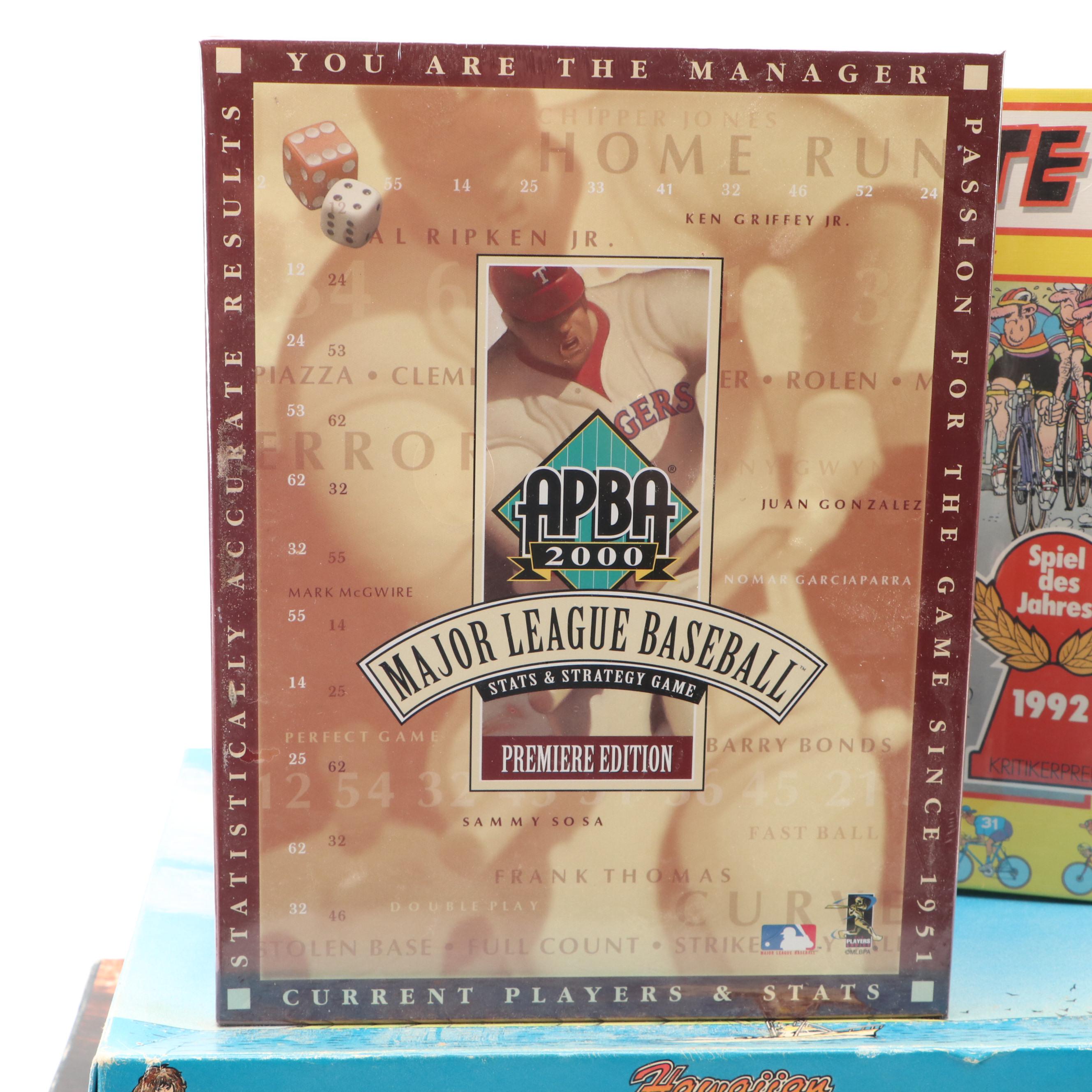 "Hawaiian Grand Slam Fishing", "APBA 2000" and More Sports Themed Board Games