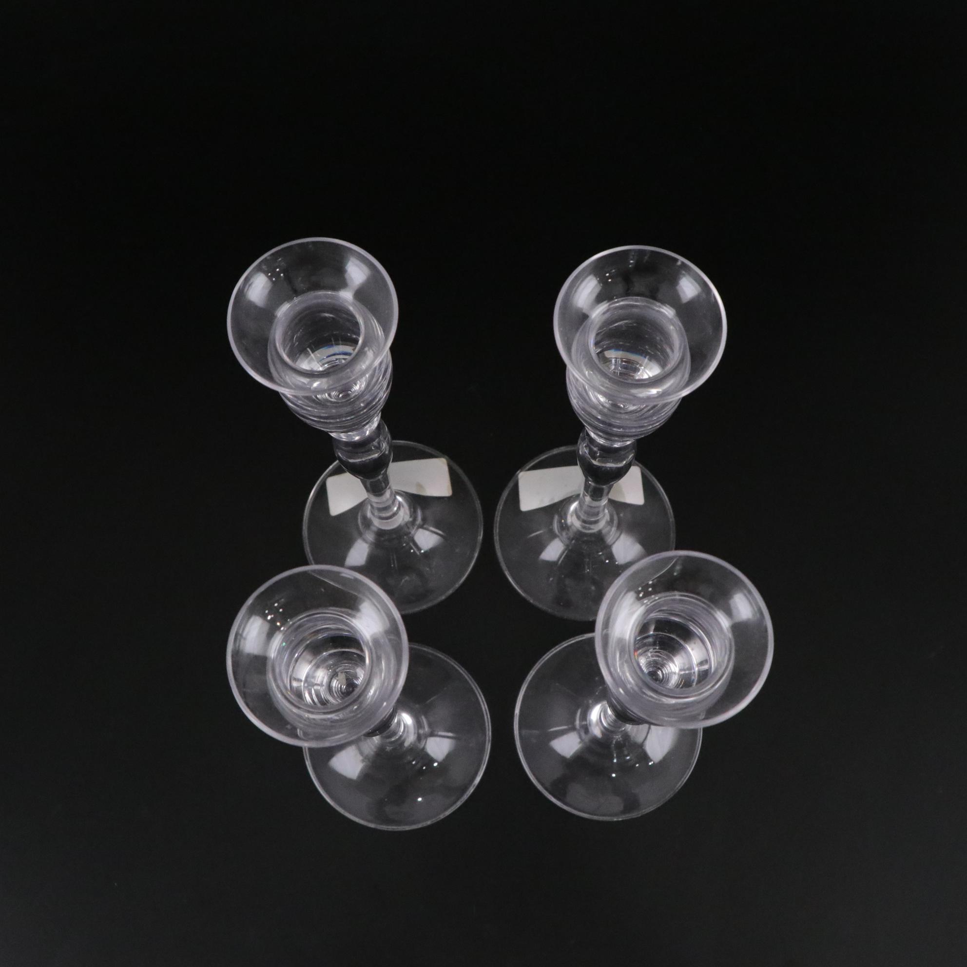 Mikasa "Ballet" Crystal Candlesticks with Fostoria "Grace" Bud Vase and More