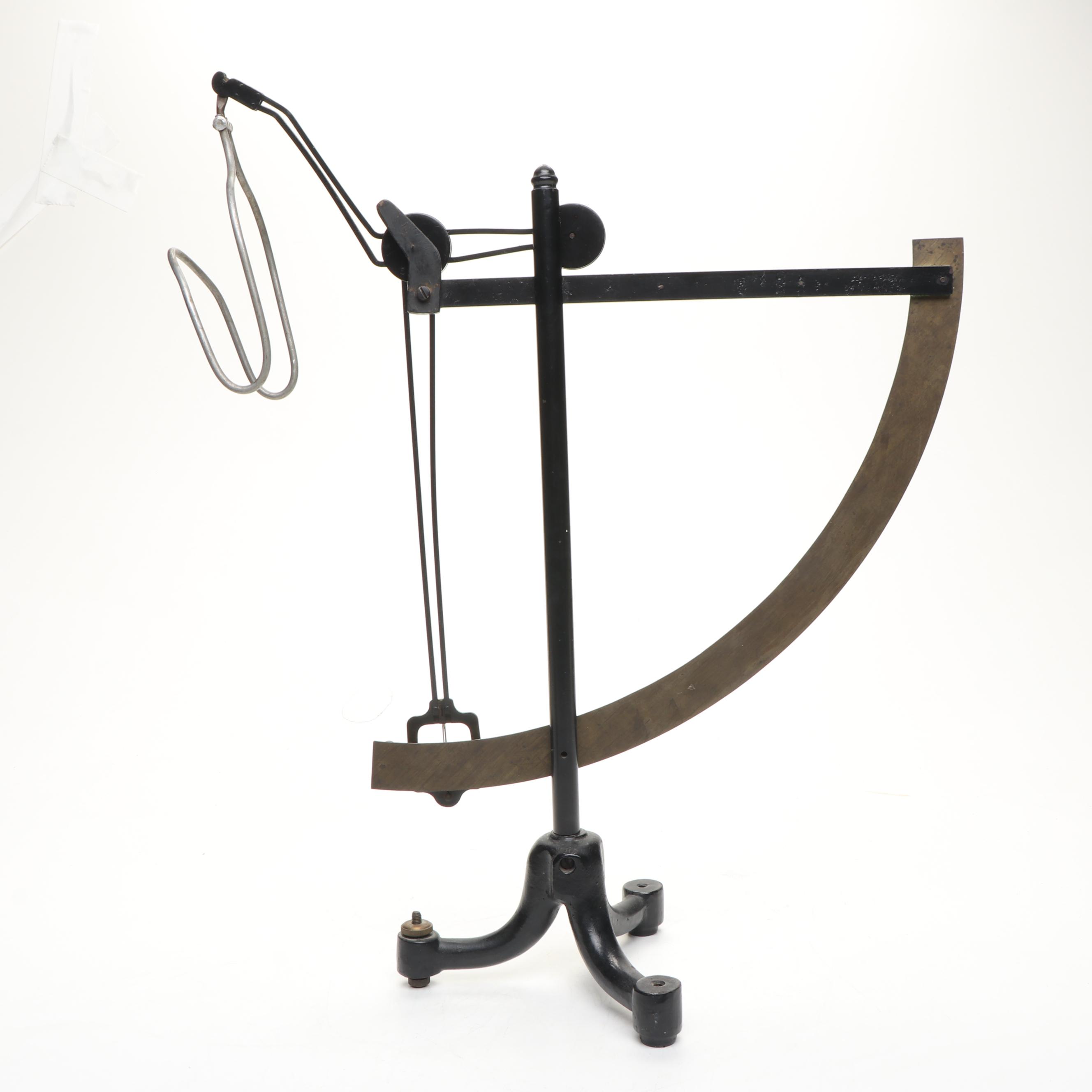 E.J. Cady & Co. Antique Scale, 1919, and Harshaw Scientific Apothecary Scale