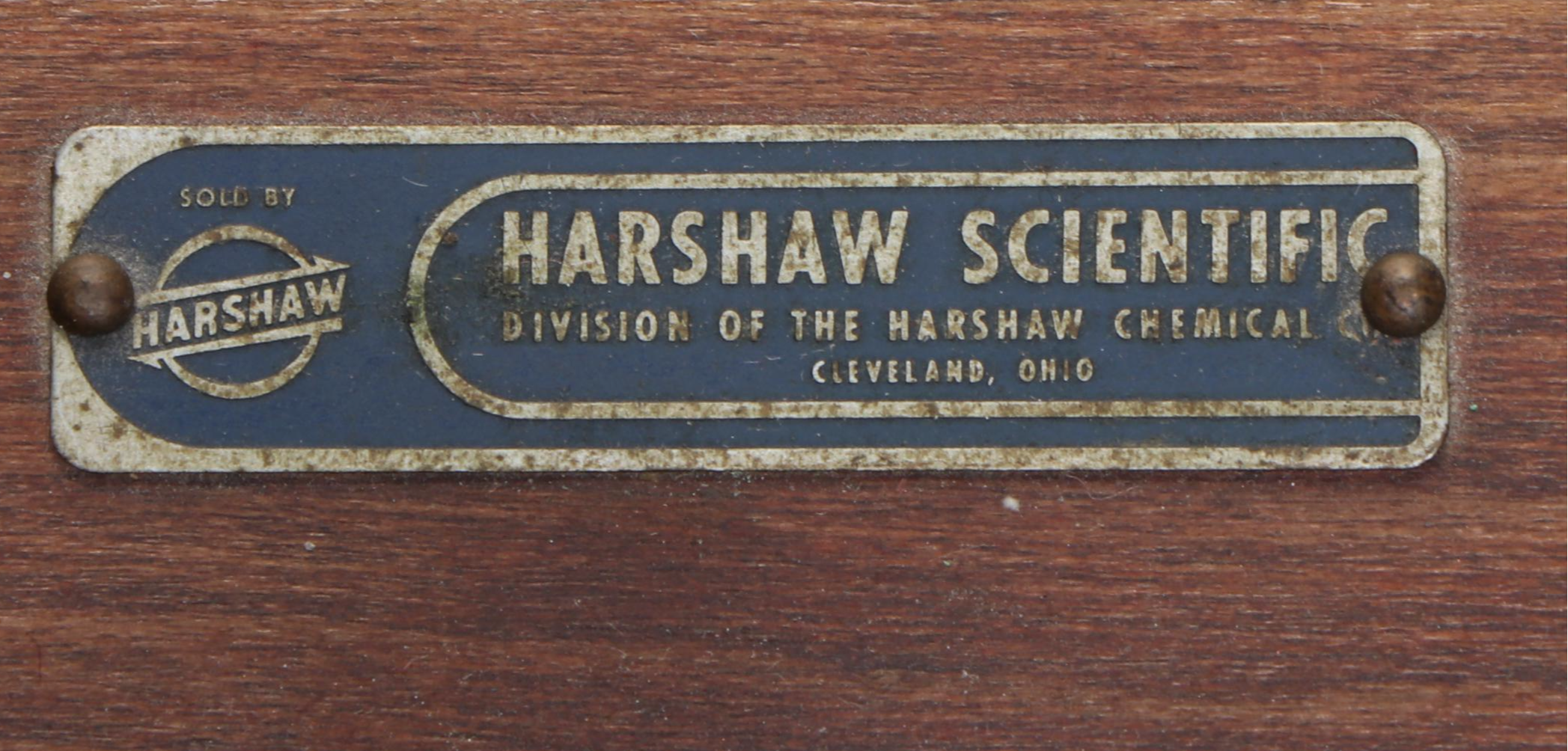E.J. Cady & Co. Antique Scale, 1919, and Harshaw Scientific Apothecary Scale