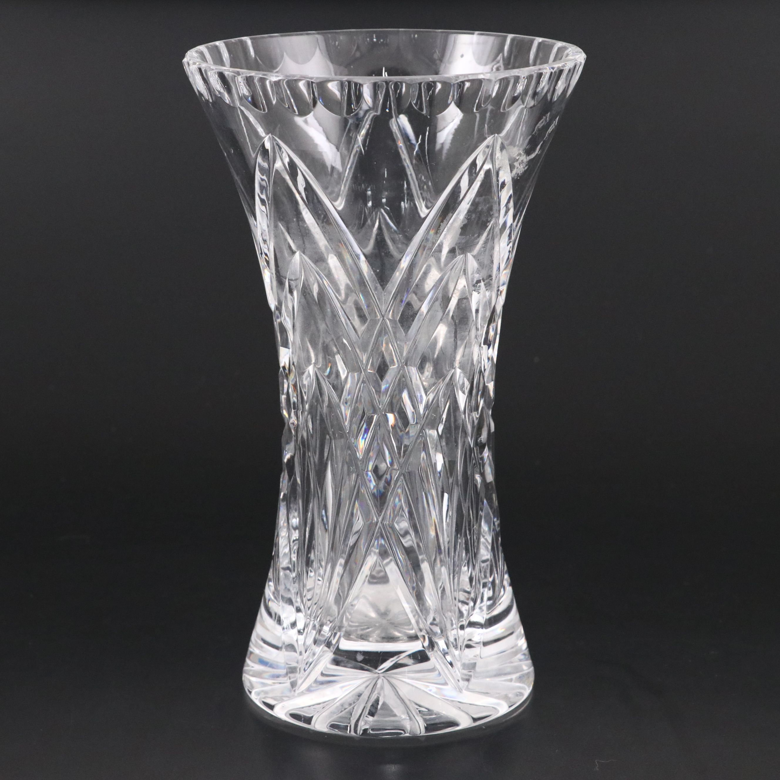 Cut Crystal Vase