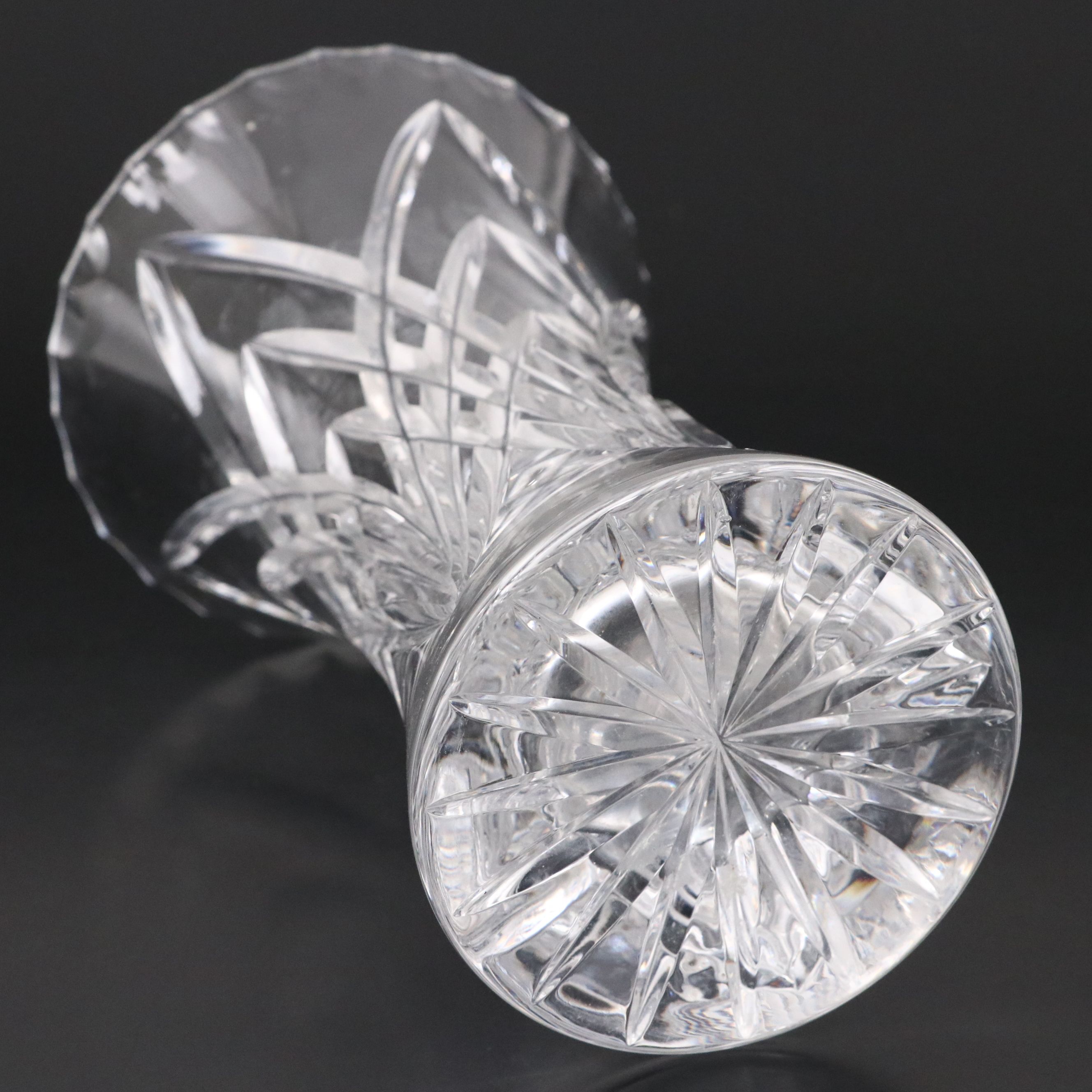 Cut Crystal Vase