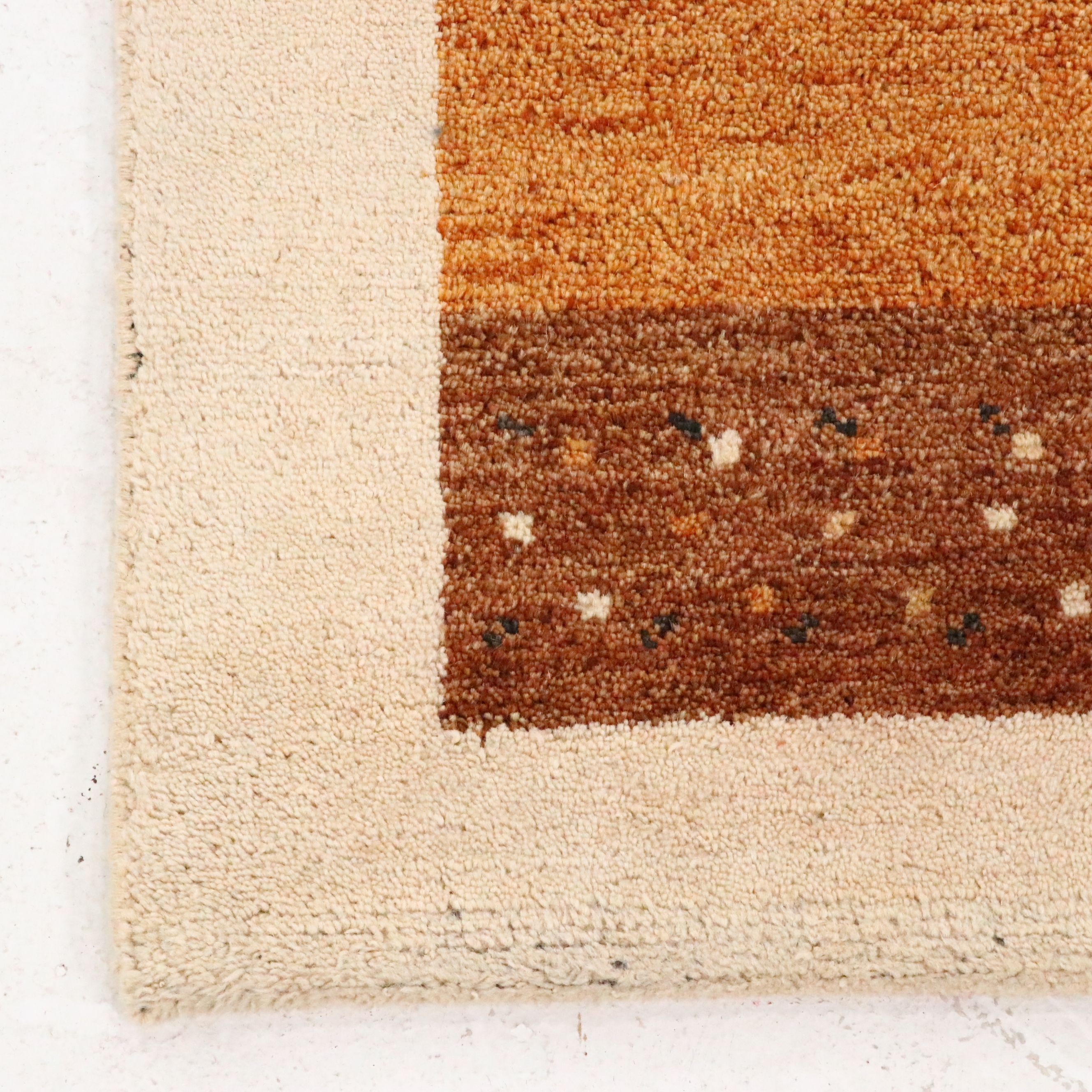 2'4 x 4'6 Hand-Knotted Indo-Persian Gabbeh Accent Rug