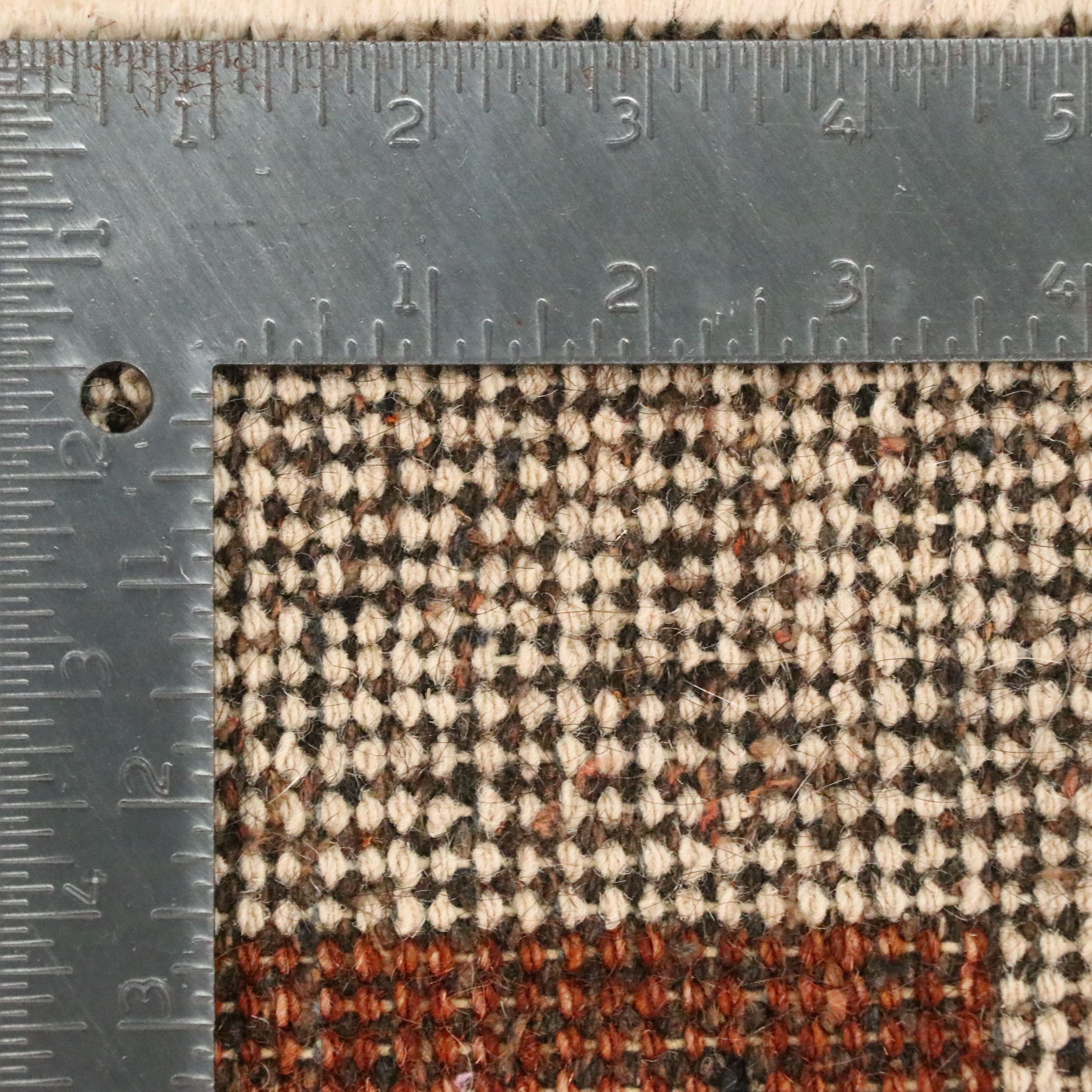 2'4 x 4'6 Hand-Knotted Indo-Persian Gabbeh Accent Rug