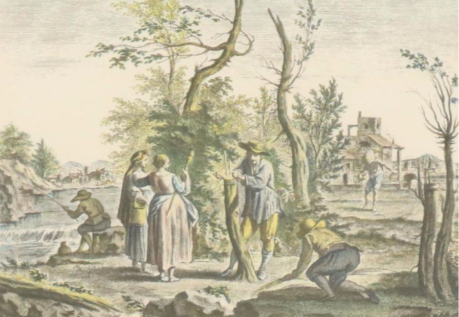 Hand-Colored Engraving After Francesco Bartolozzi "Marzo" and More