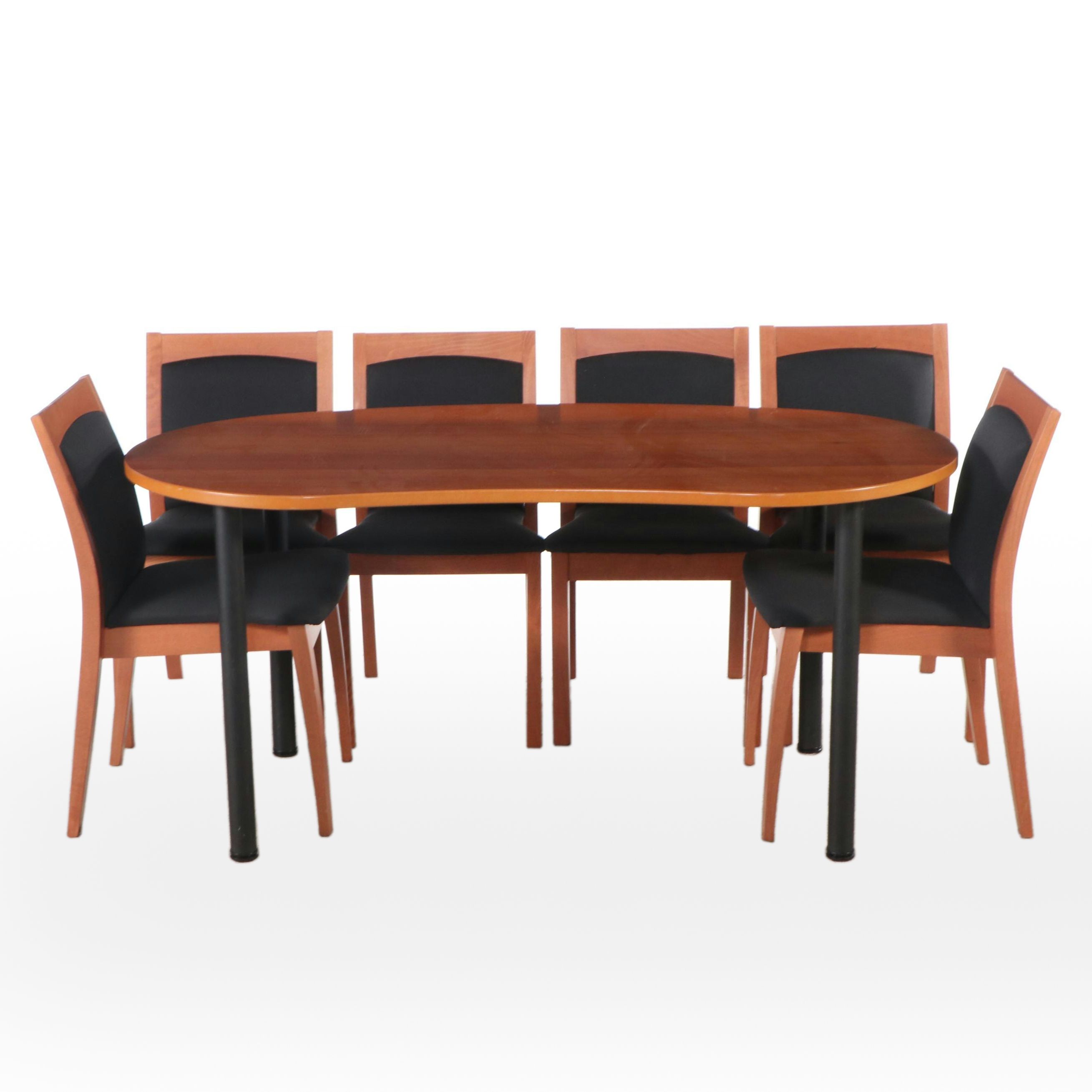 Seven Piece Modern Dining Set