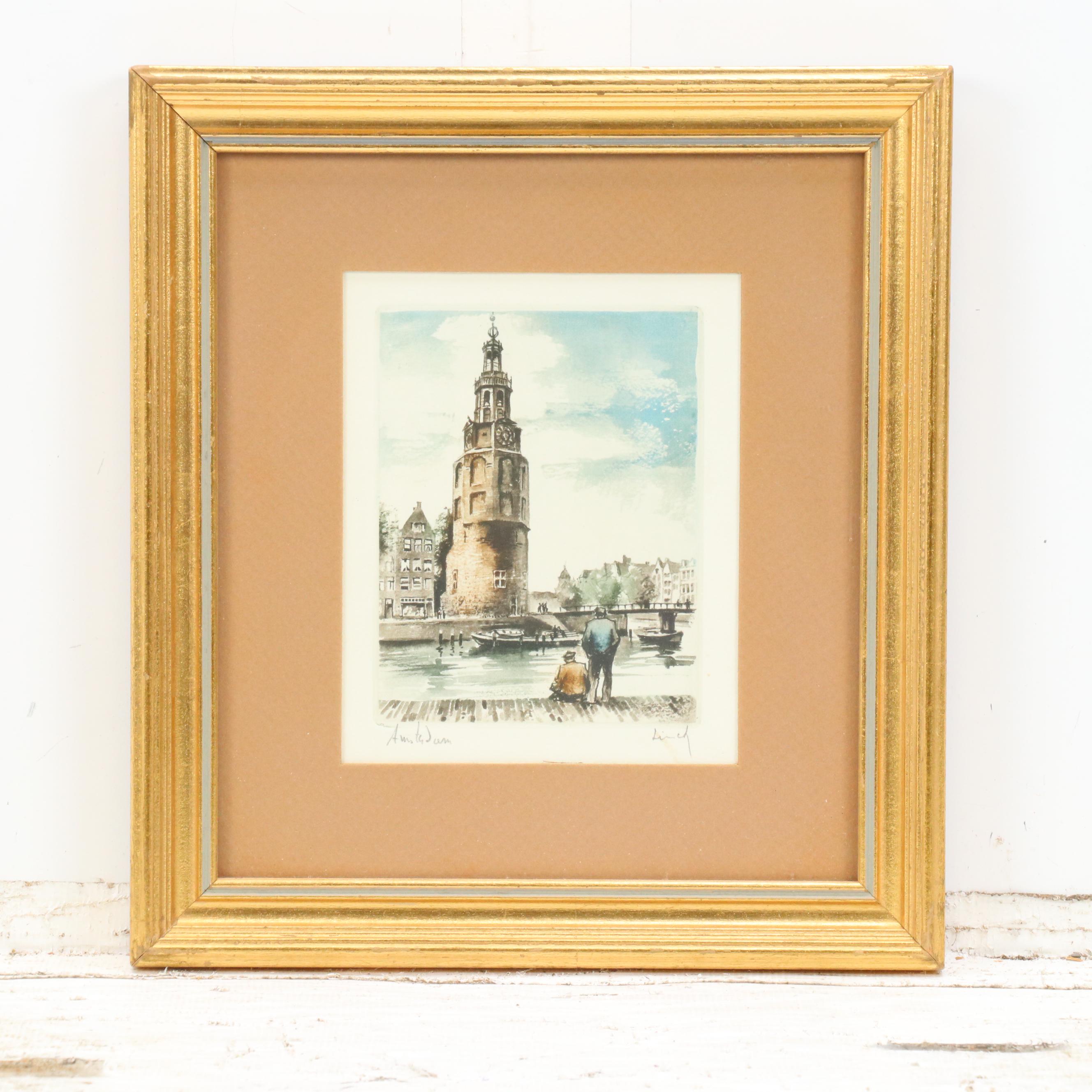 Hand-Colored Engraving After Francesco Bartolozzi "Marzo" and More