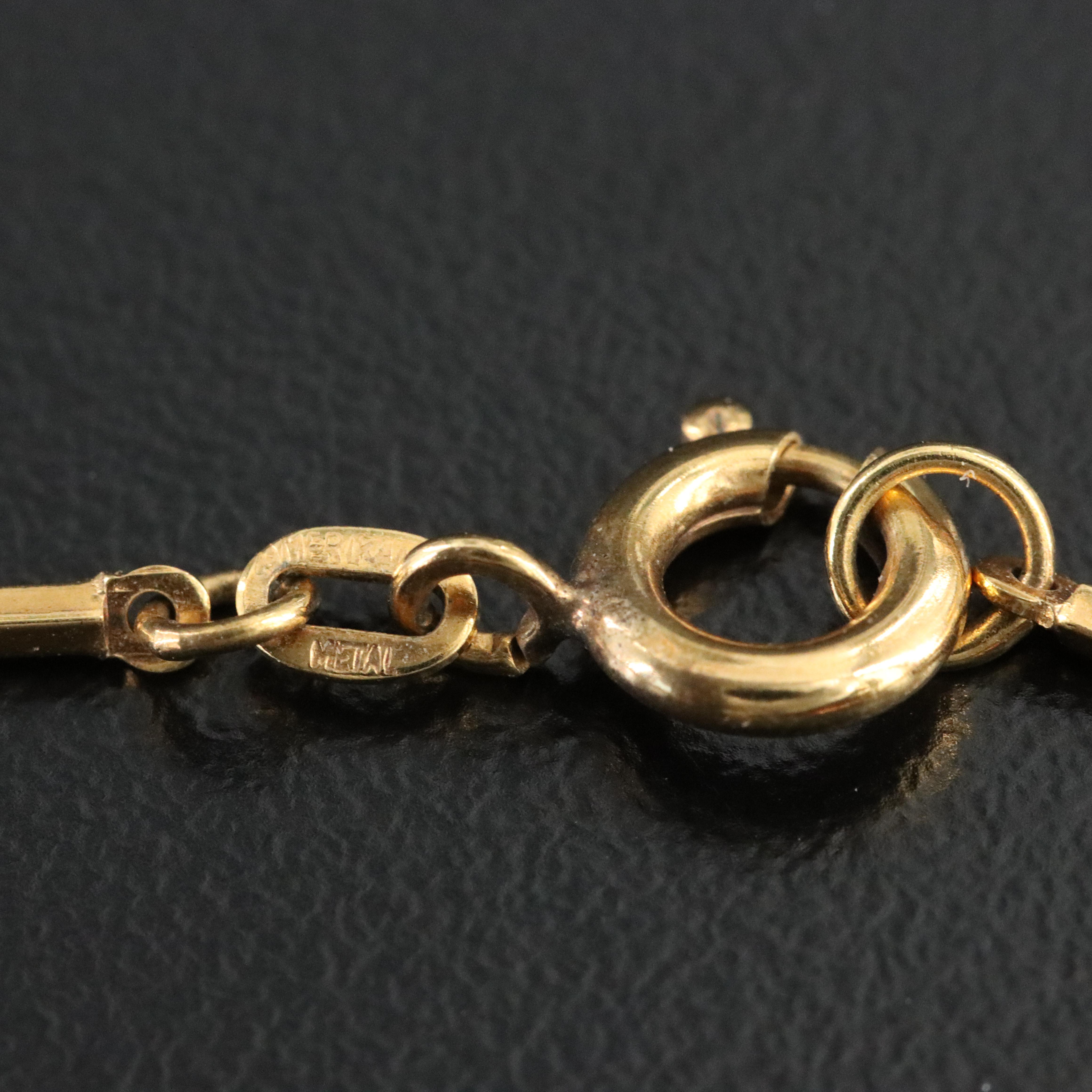 Bucherer Red Enamel Gold Tone Accents Pendant Watch