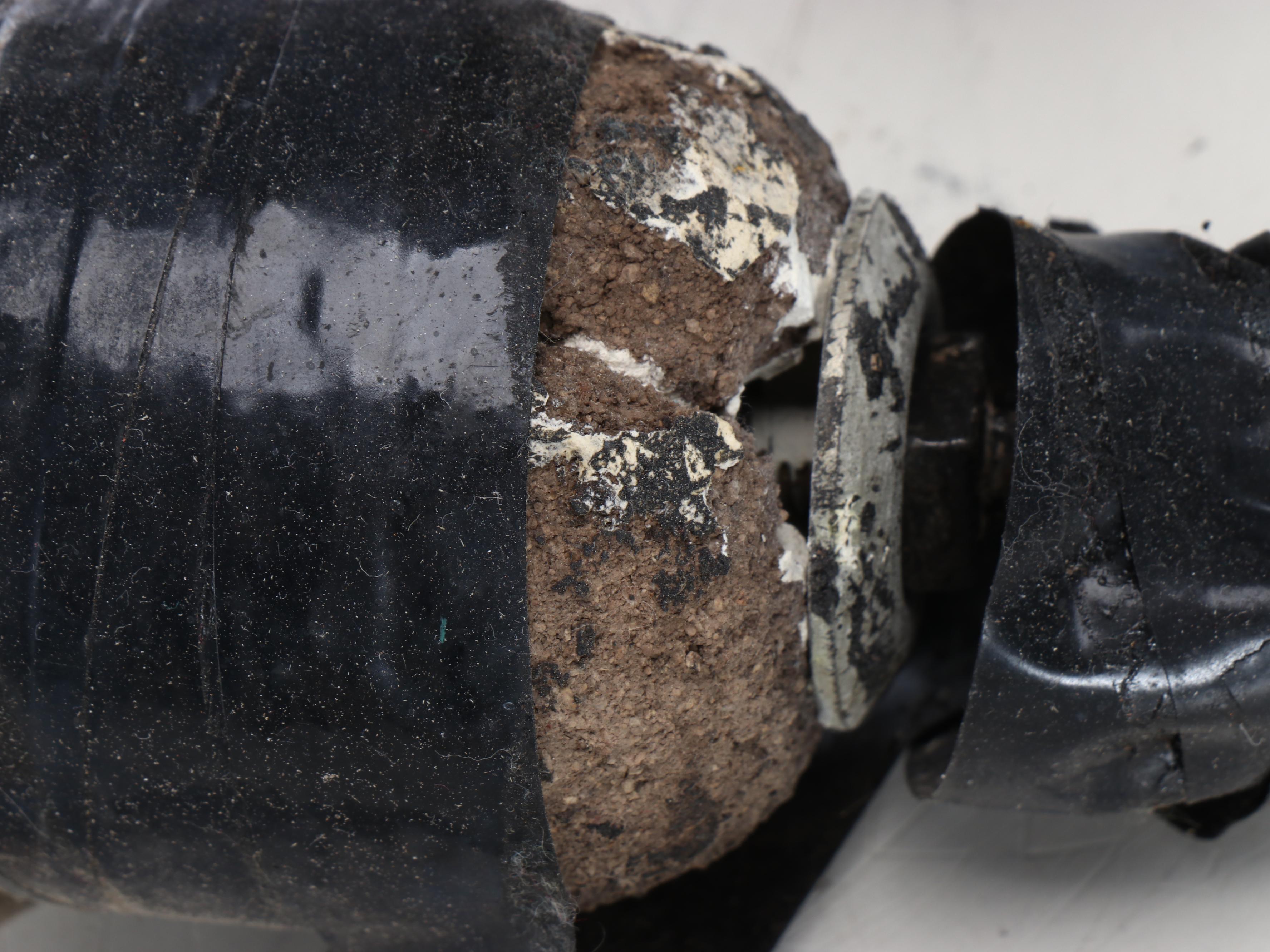 Neoclassical Style Sterling Industries Oval Tub with Iron and Brass Smudge Pot