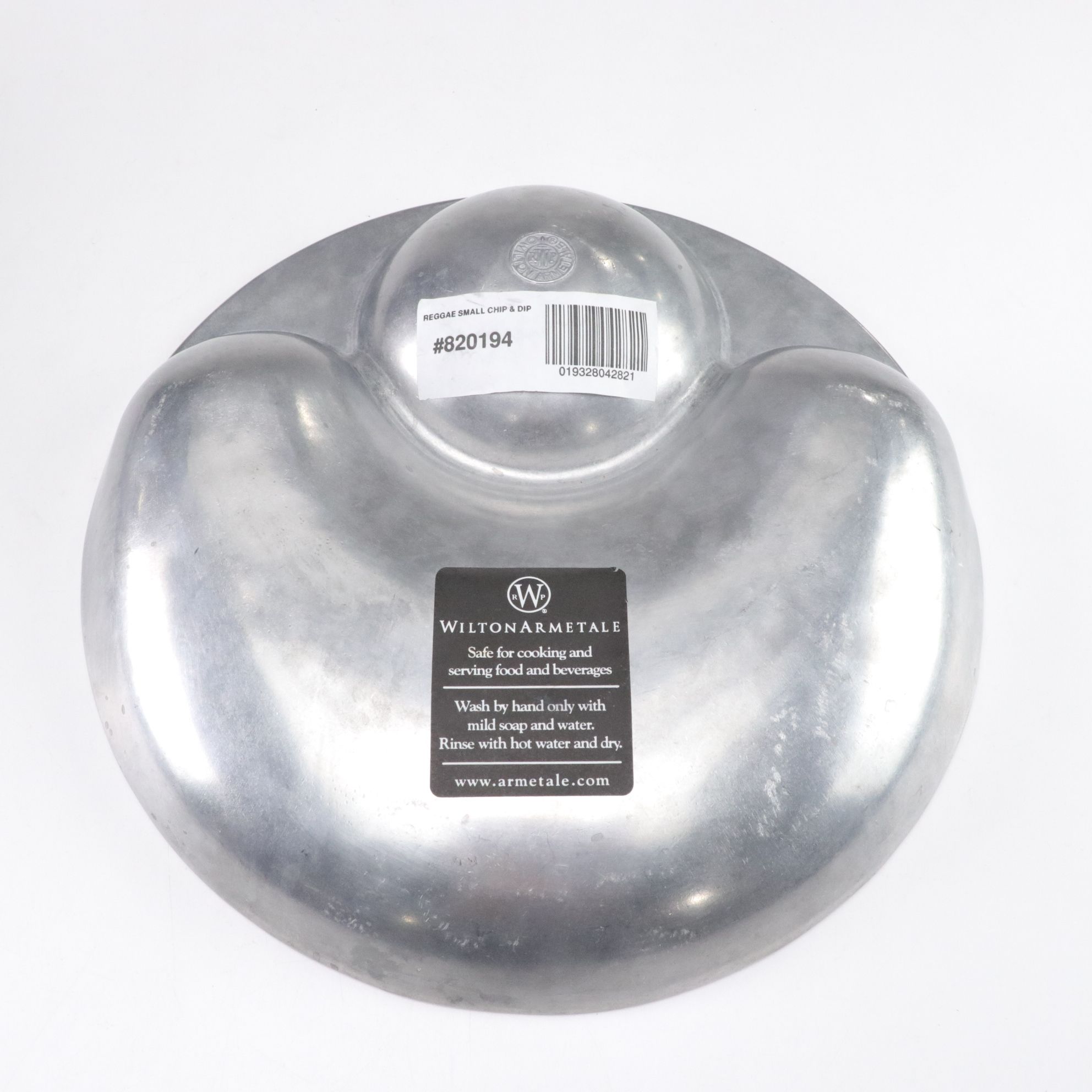 Wilton Armetale "Reggae" Divided Dish, Dip Tray & Scalloped Bowl