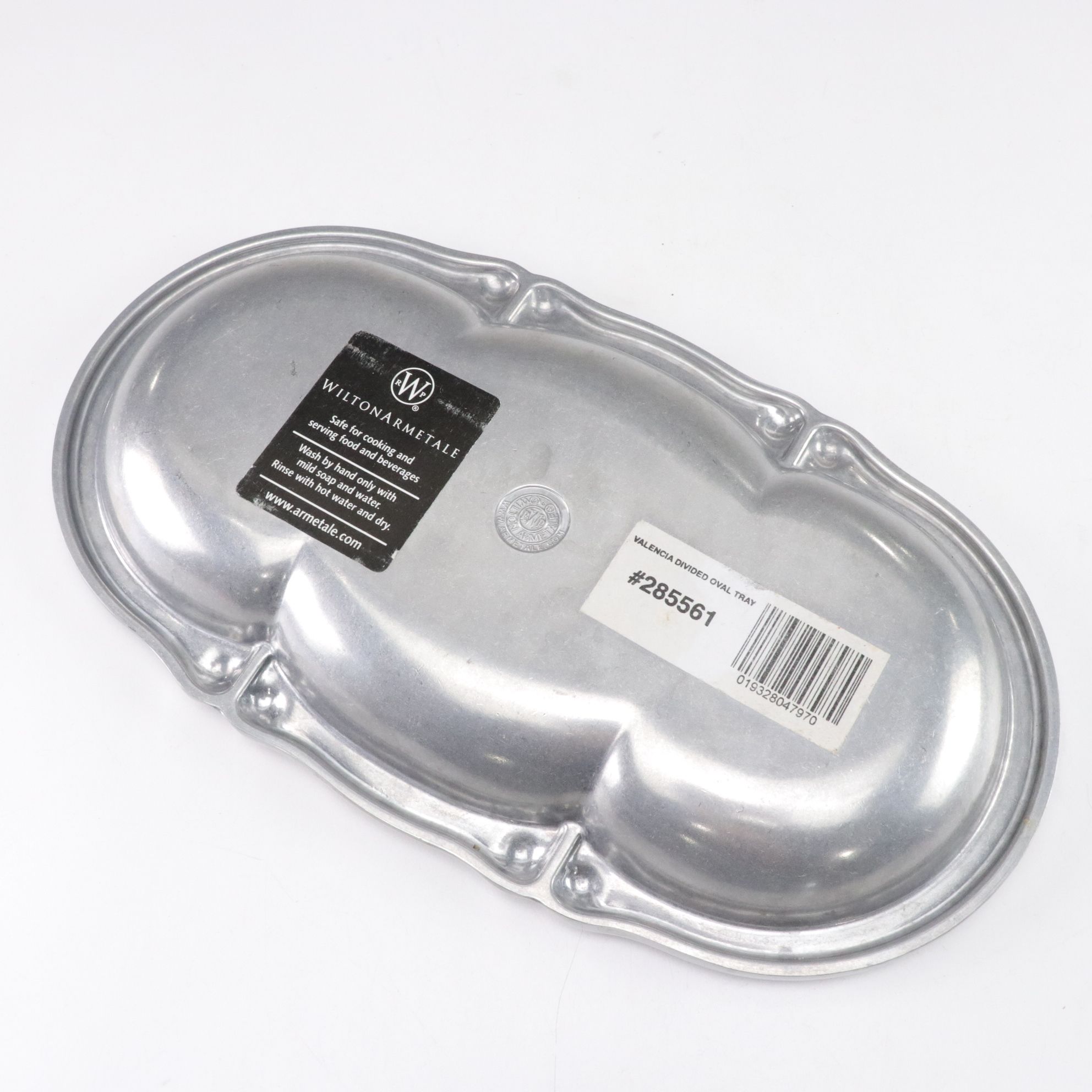 Wilton Armetale "Reggae" Divided Dish, Dip Tray & Scalloped Bowl