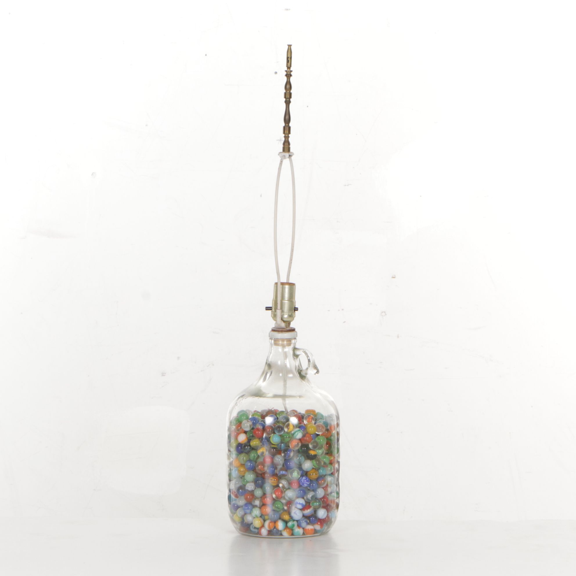 Jar of Marbles Table Lamp, Mid to Late 20th Century