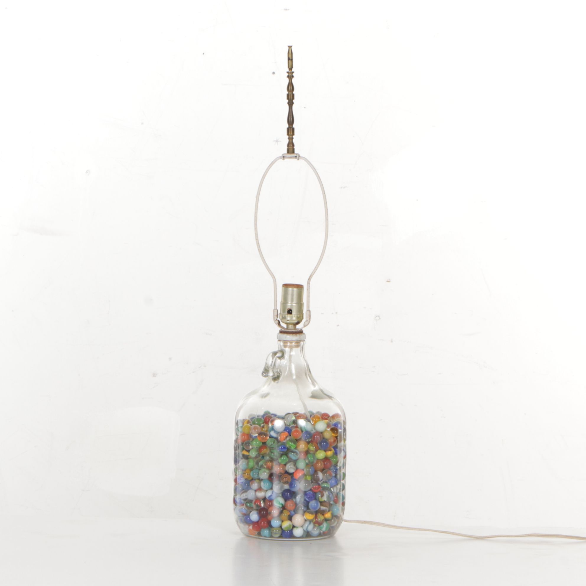 Jar of Marbles Table Lamp, Mid to Late 20th Century