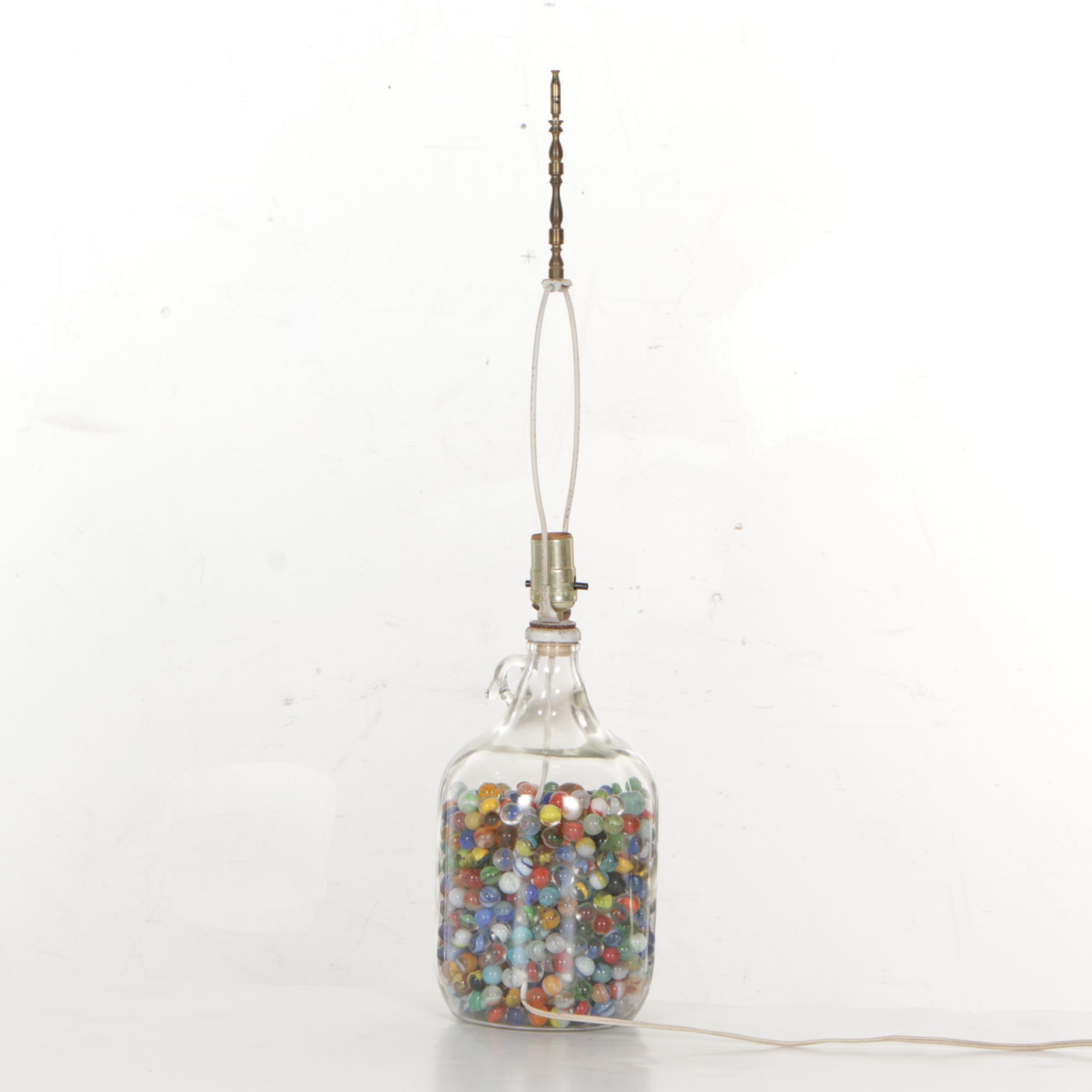 Jar of Marbles Table Lamp, Mid to Late 20th Century