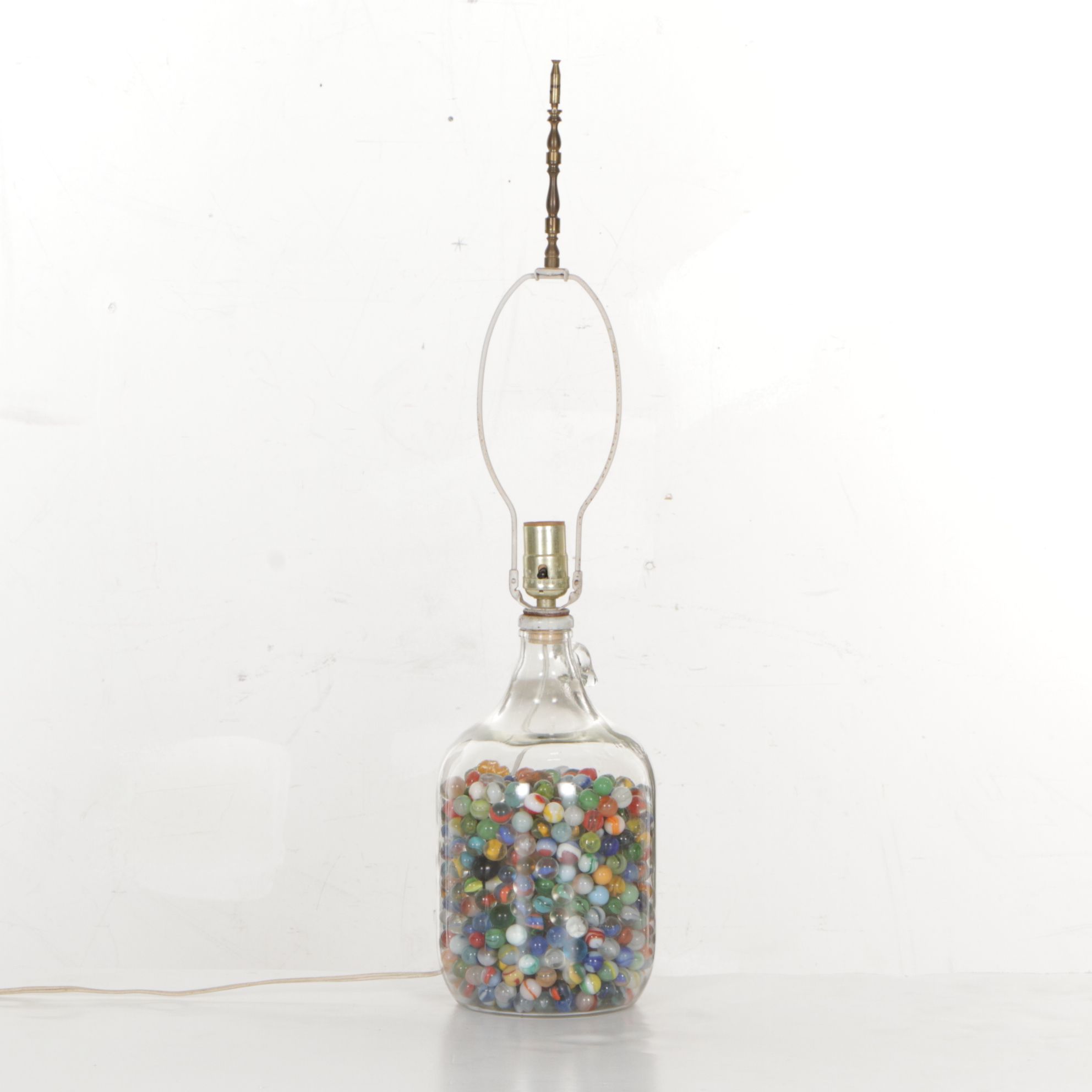 Jar of Marbles Table Lamp, Mid to Late 20th Century