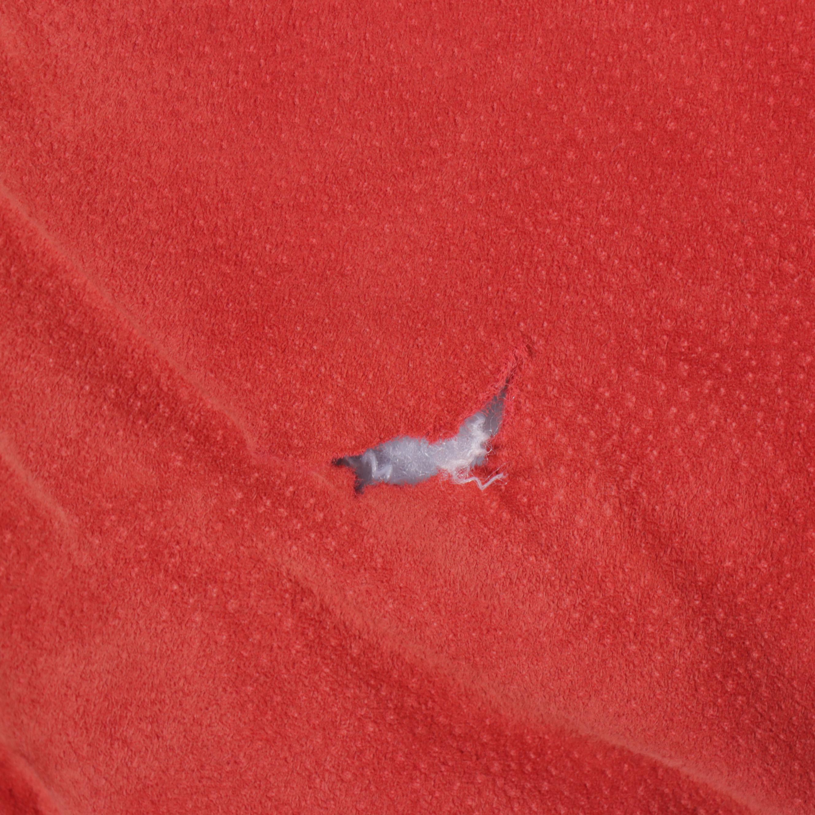 Modern Purple Upholstered Sectional with Armchair and Ottoman