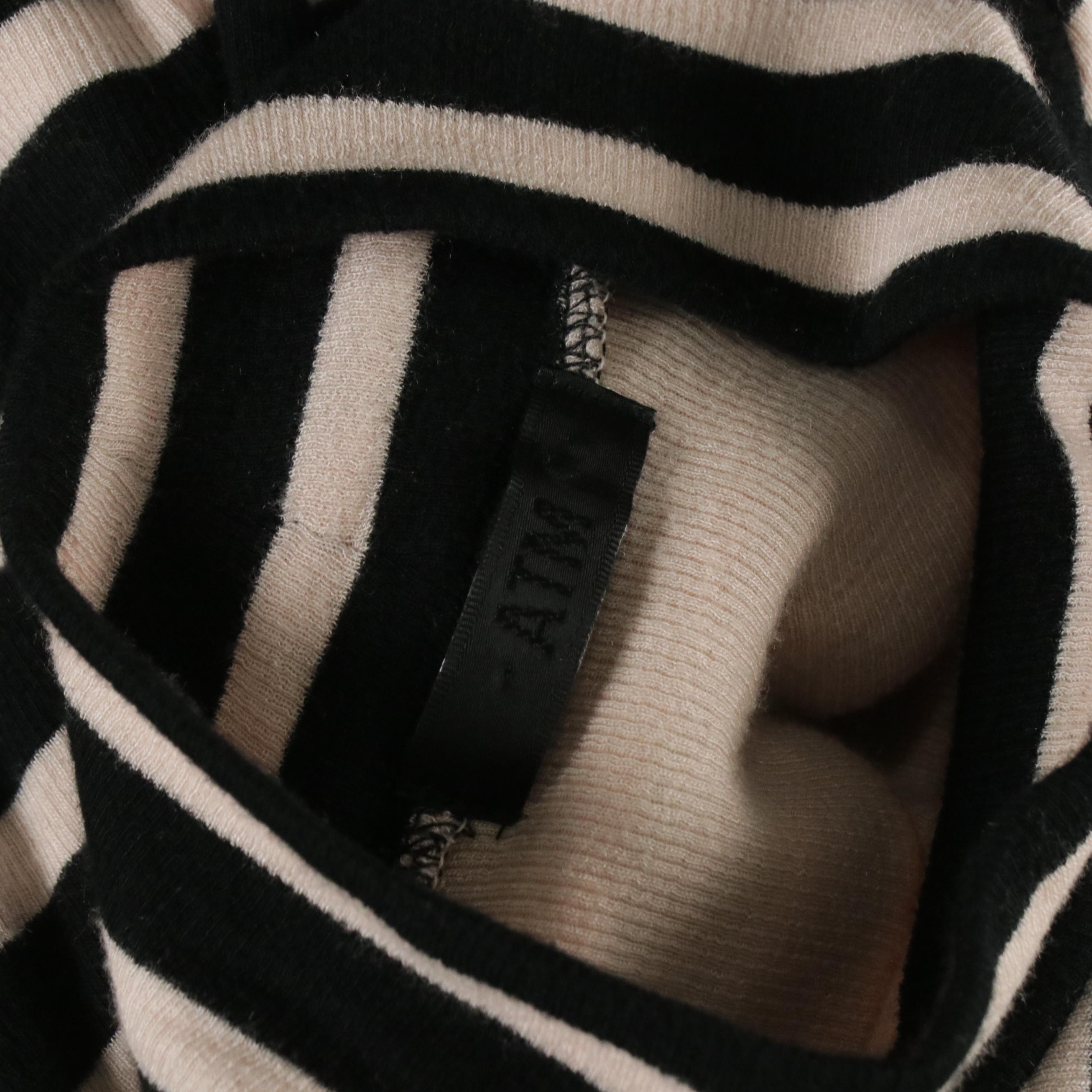 ATM Striped Sleeveless Midi Dress & Derek Lam 10 Crosby Striped Button-Up Dress