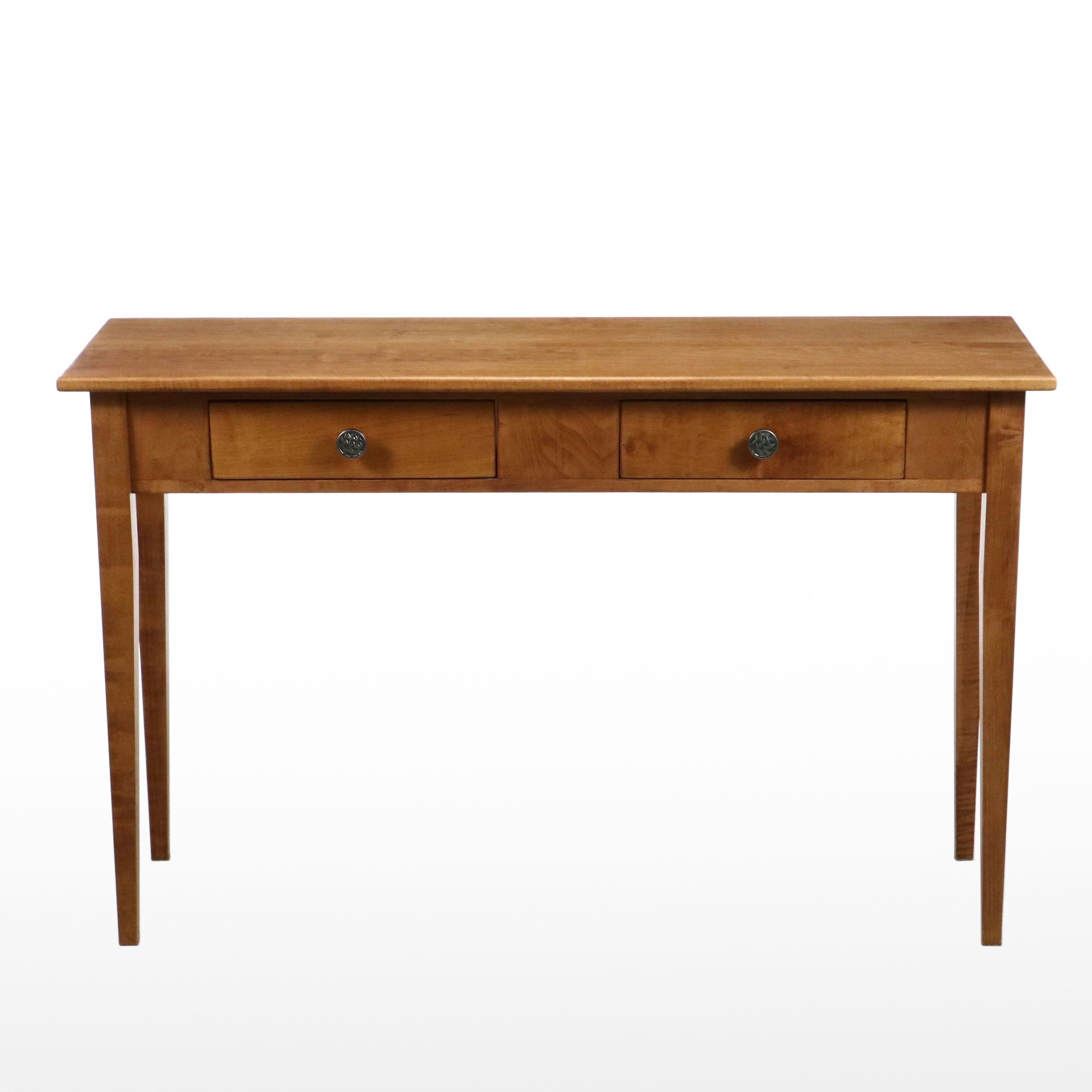Shaker Style Wooden Two Drawer Console Table