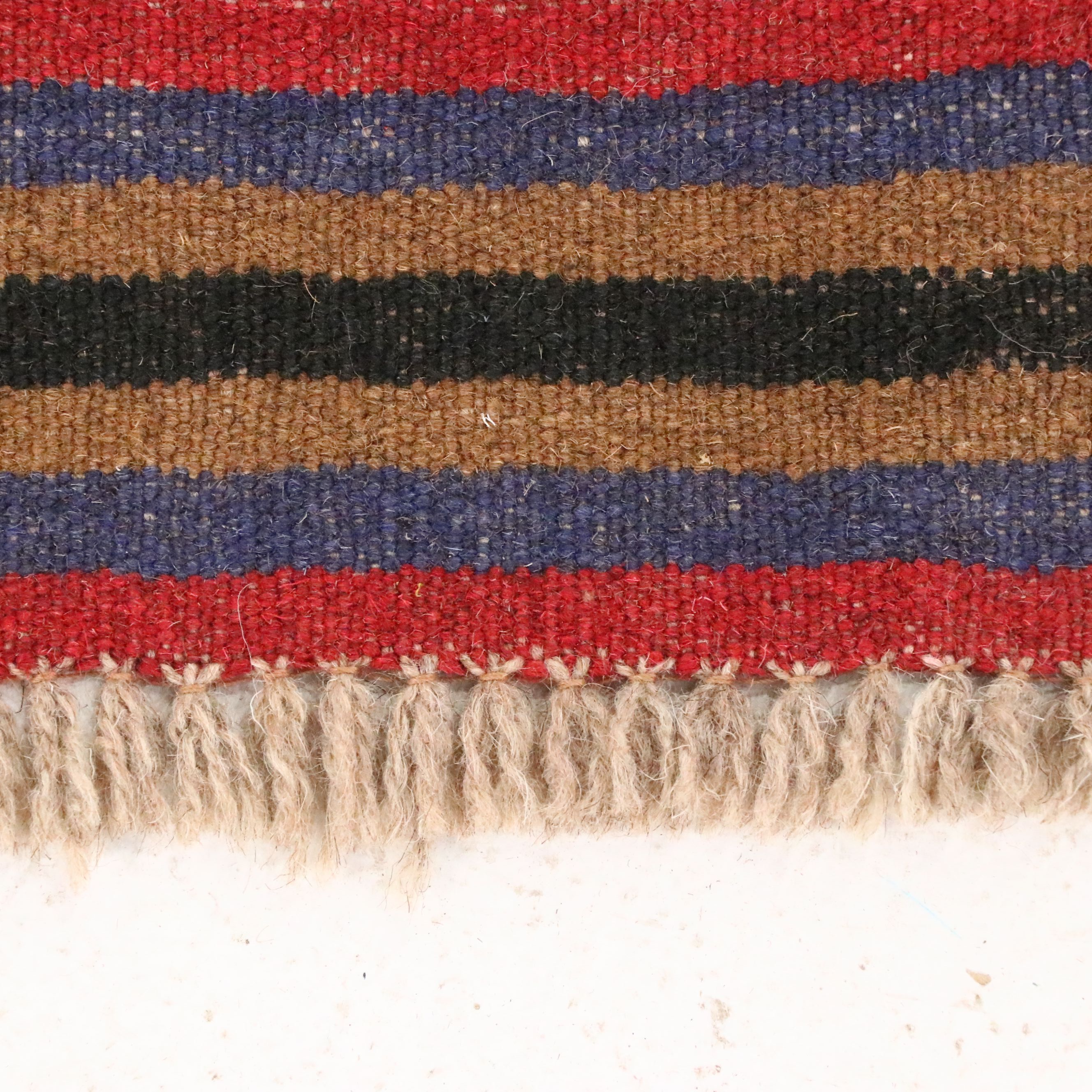 4'3 x 6'3 Hand-Knotted Afghan Pictorial Area Rug