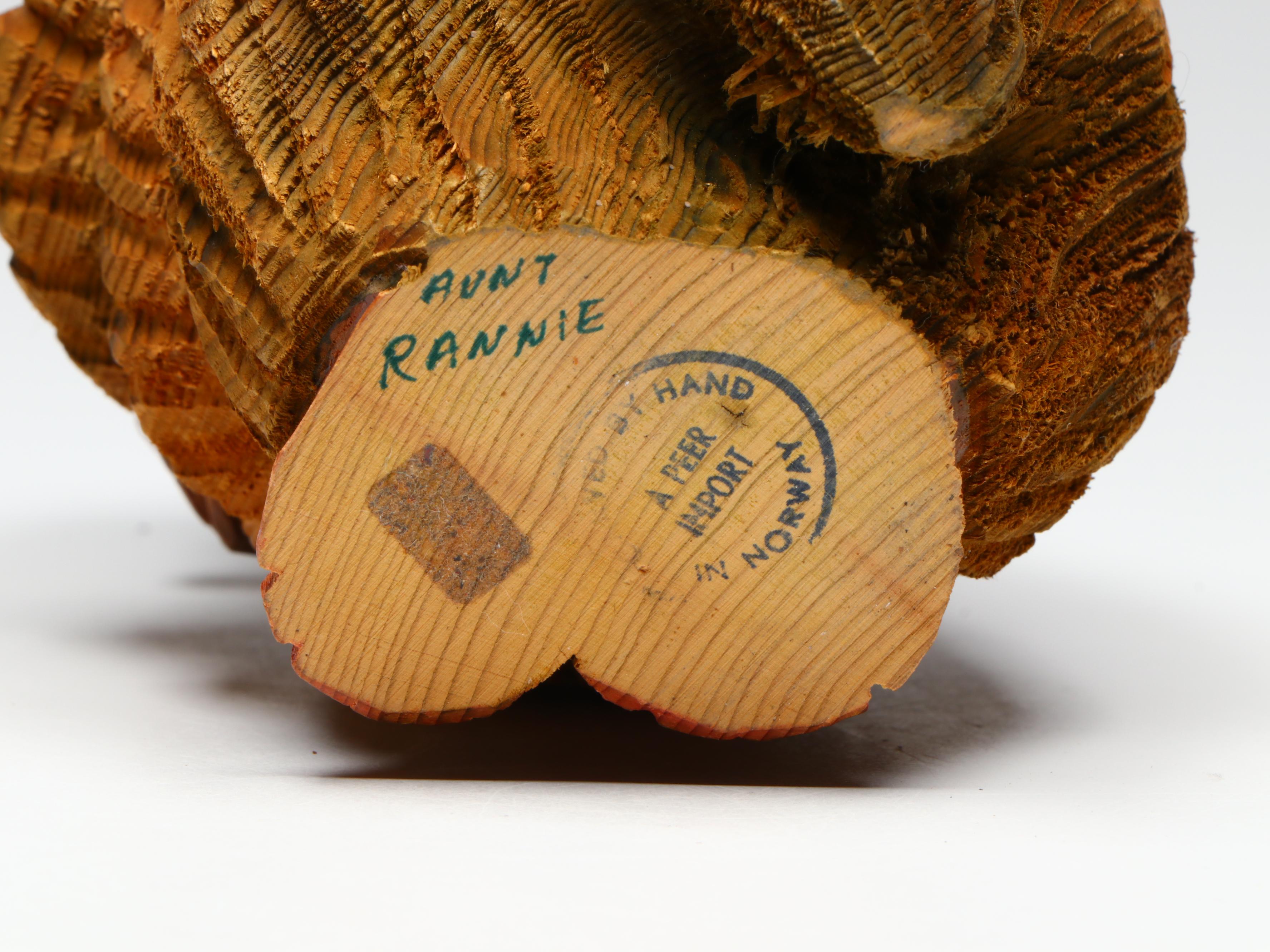 Norwegian Carved Wood Trolls, Mid to Late 20th Century