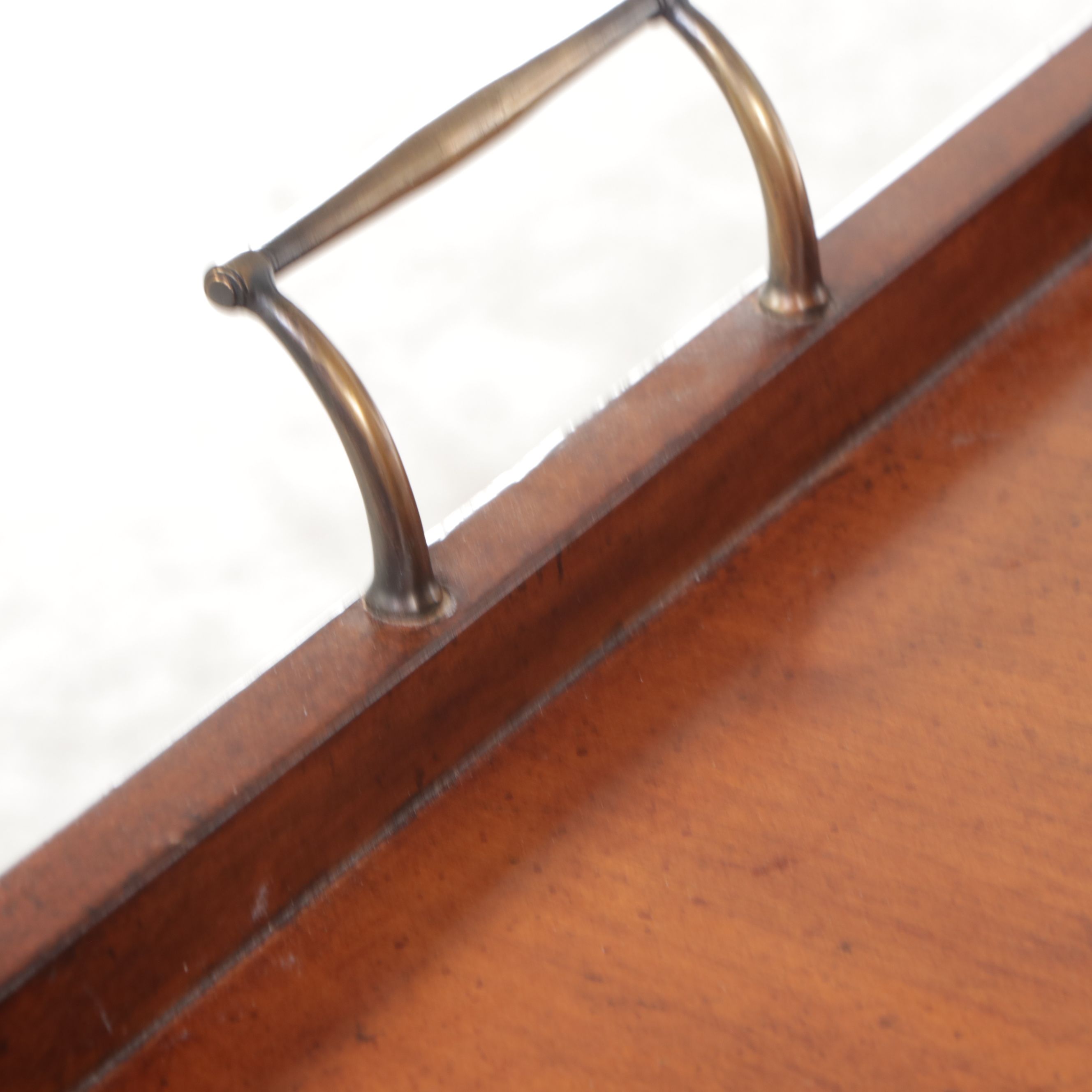 Louis XV Style Mahogany Vitrine with Tray Top