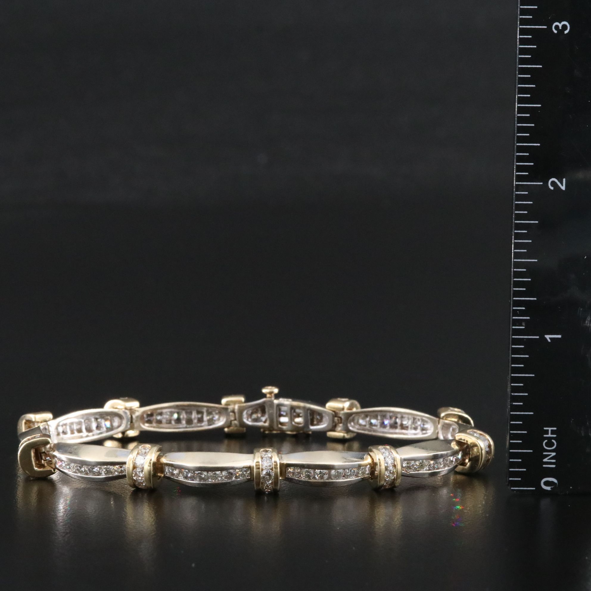 14K Two-Tone 4.95 CTW Diamond Bracelet