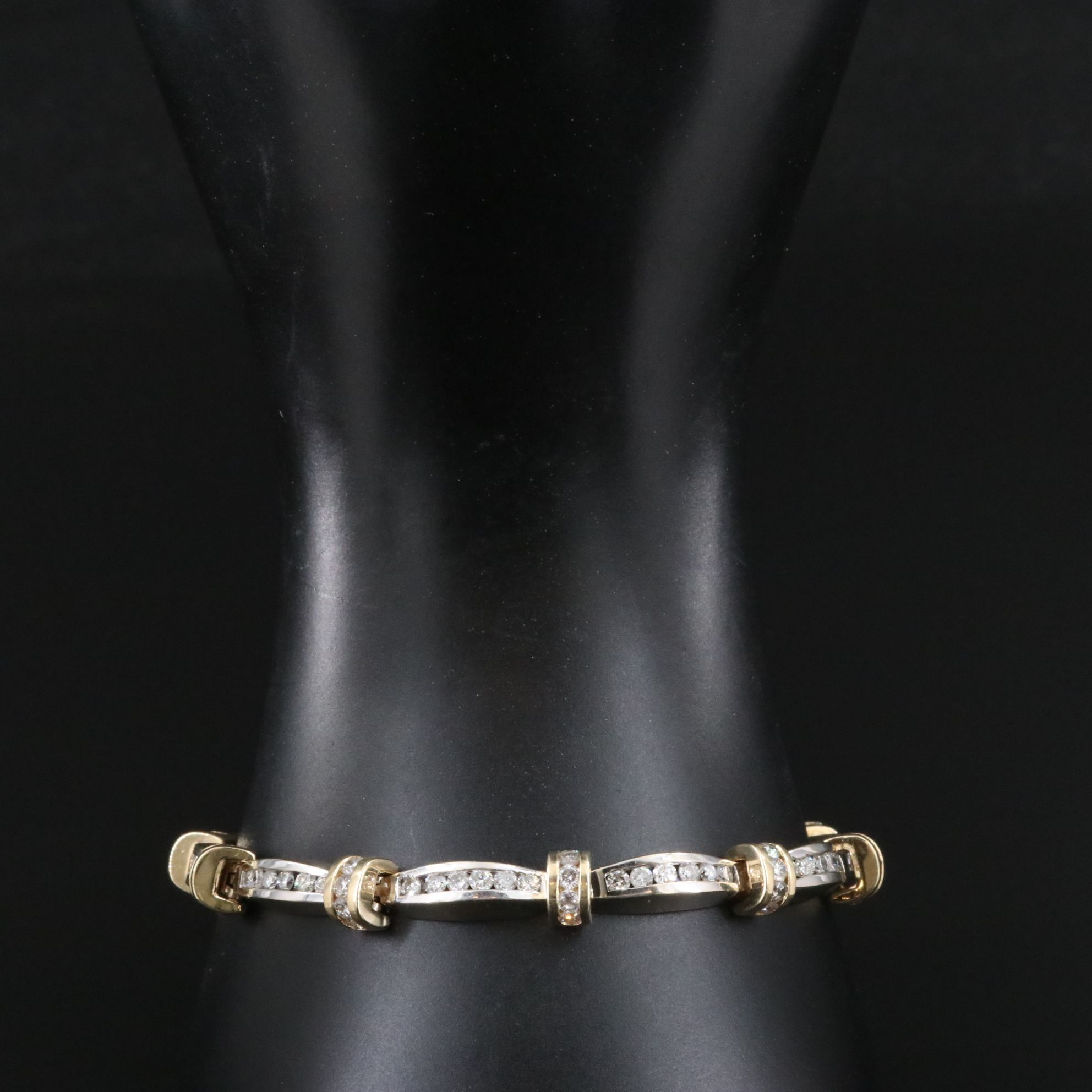 14K Two-Tone 4.95 CTW Diamond Bracelet
